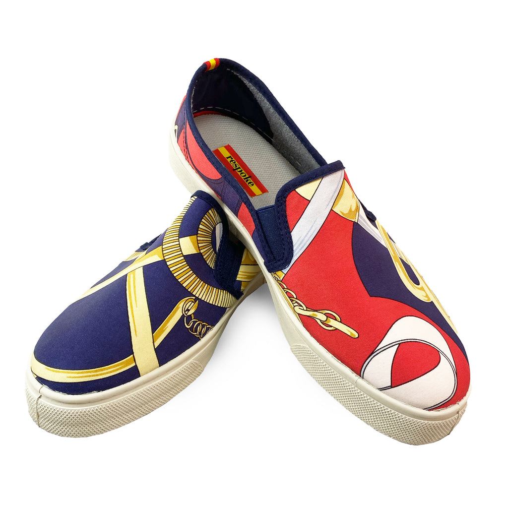 ISANDRO Red/Navy Sneaker