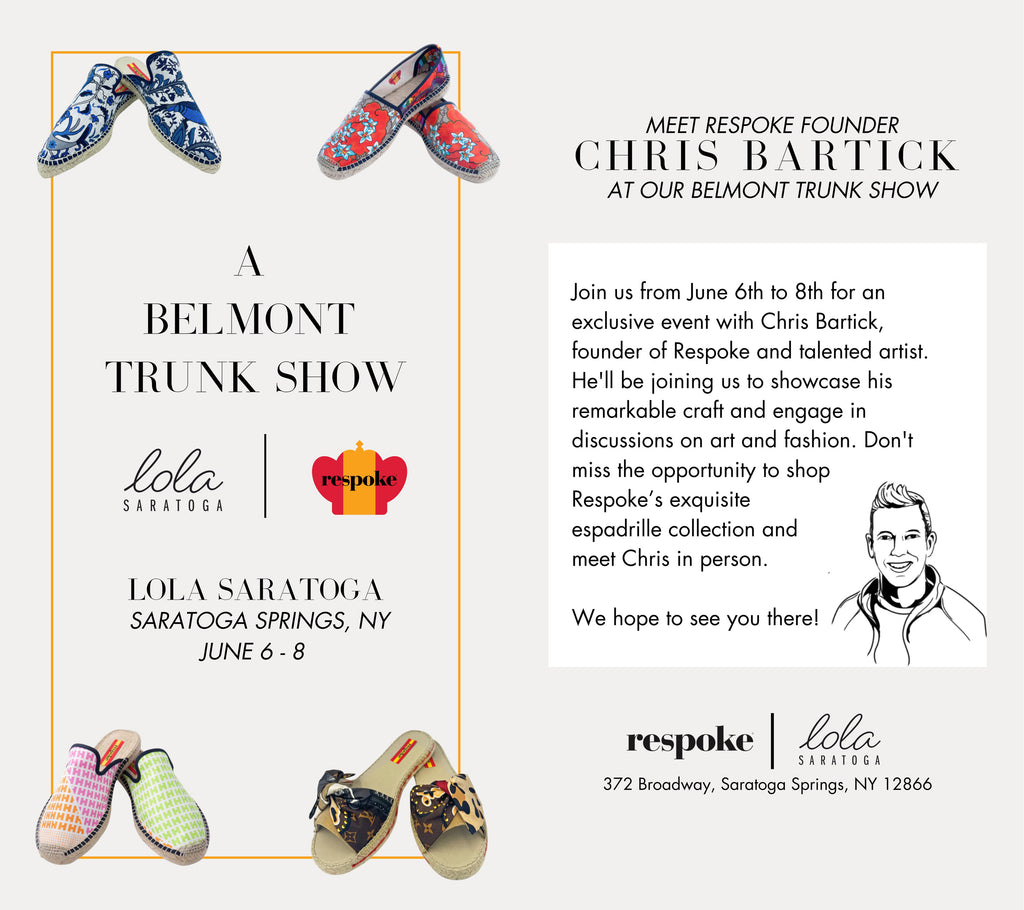 A Belmont Trunkshow at Lola Saratoga