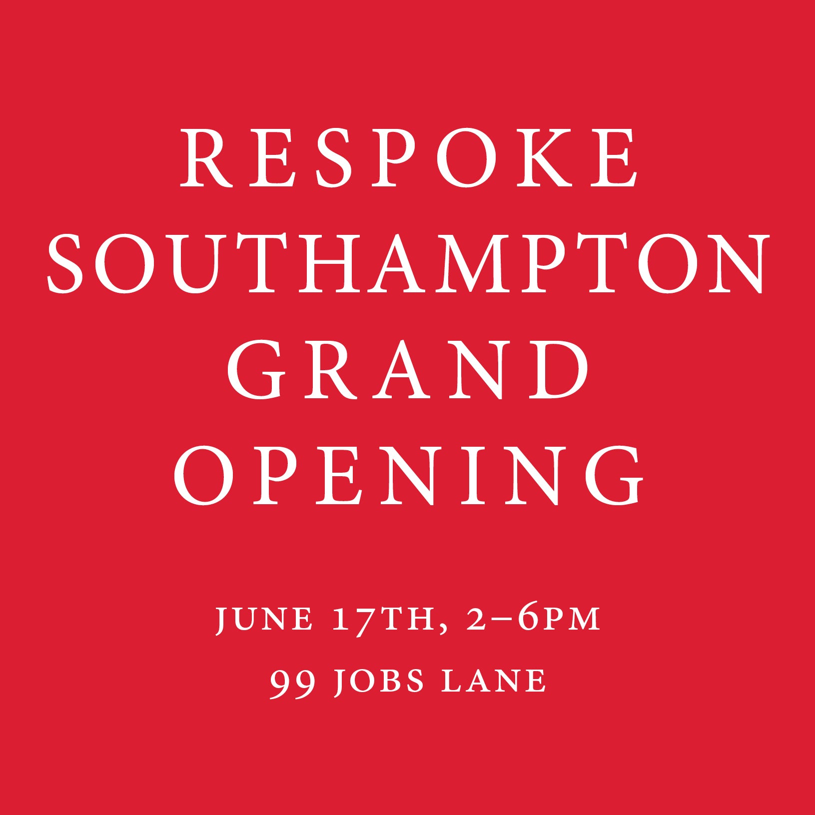 You are invited: Respoke Southampton Grand Opening