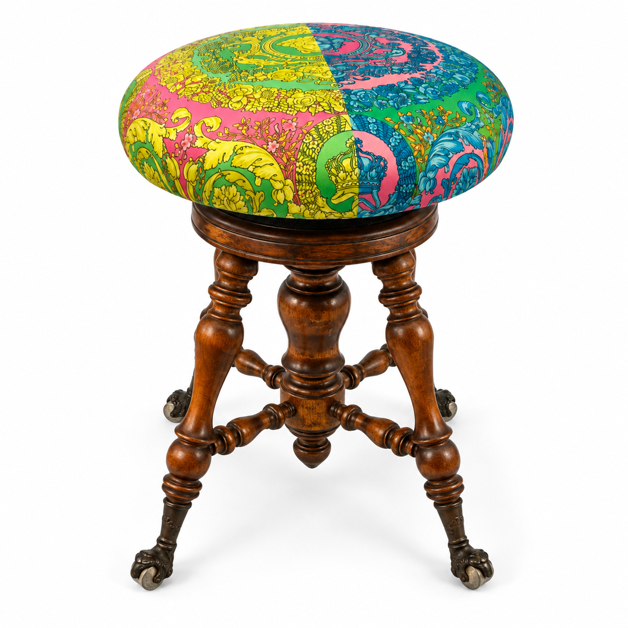 BAROCCO - Respoked Vintage Piano Stool