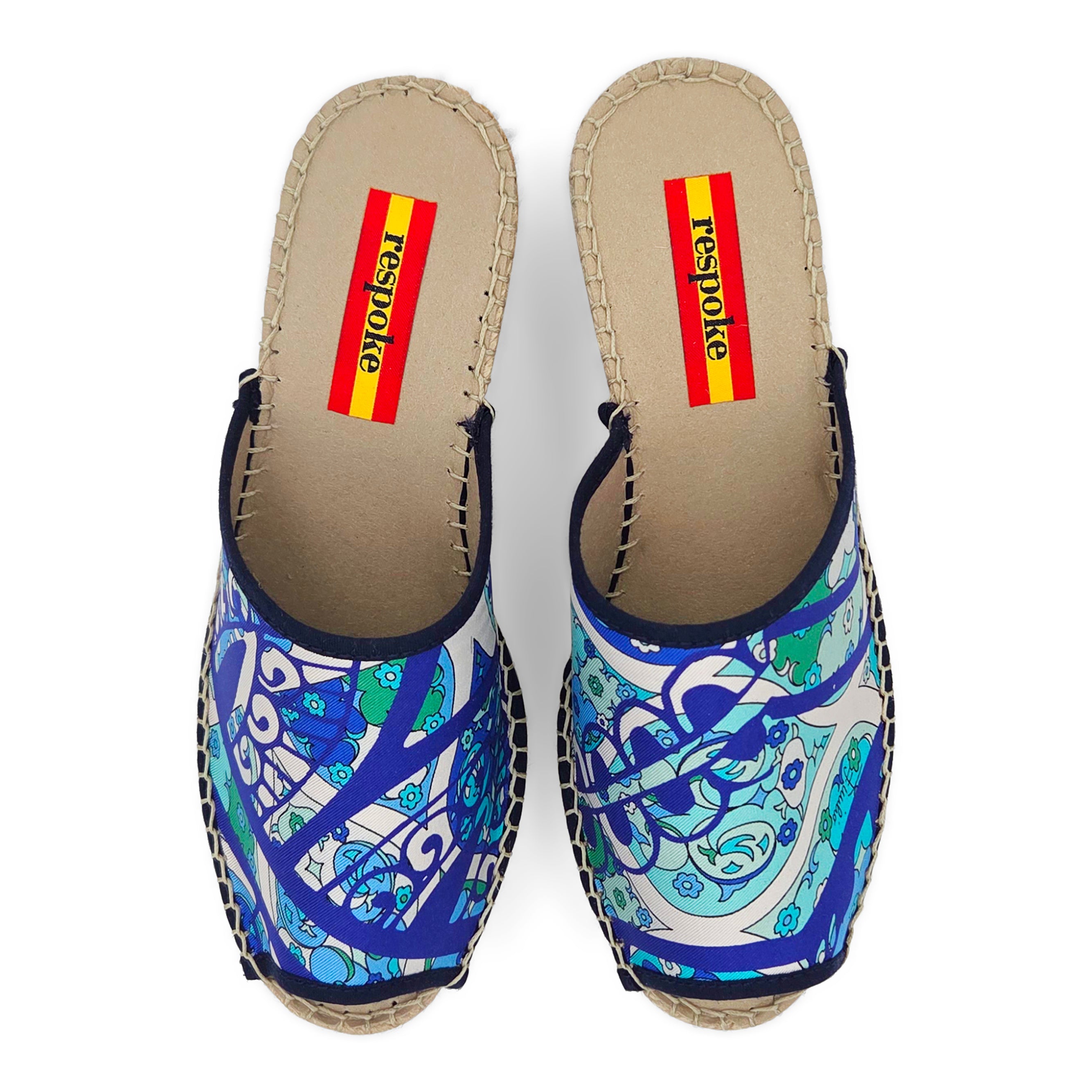 VORTICE Blue Modern Wedges