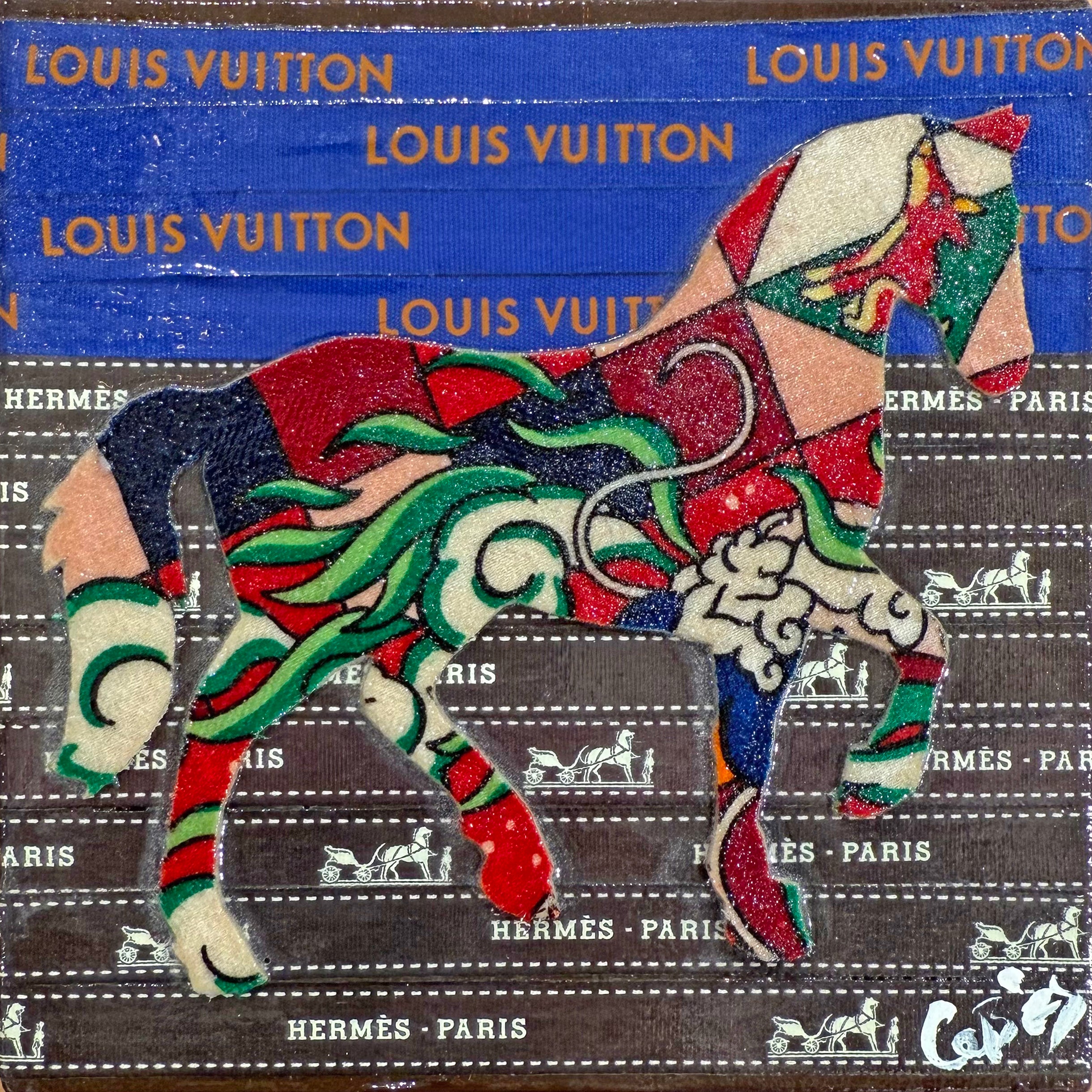 "Equestrian" - 6x6 Framed