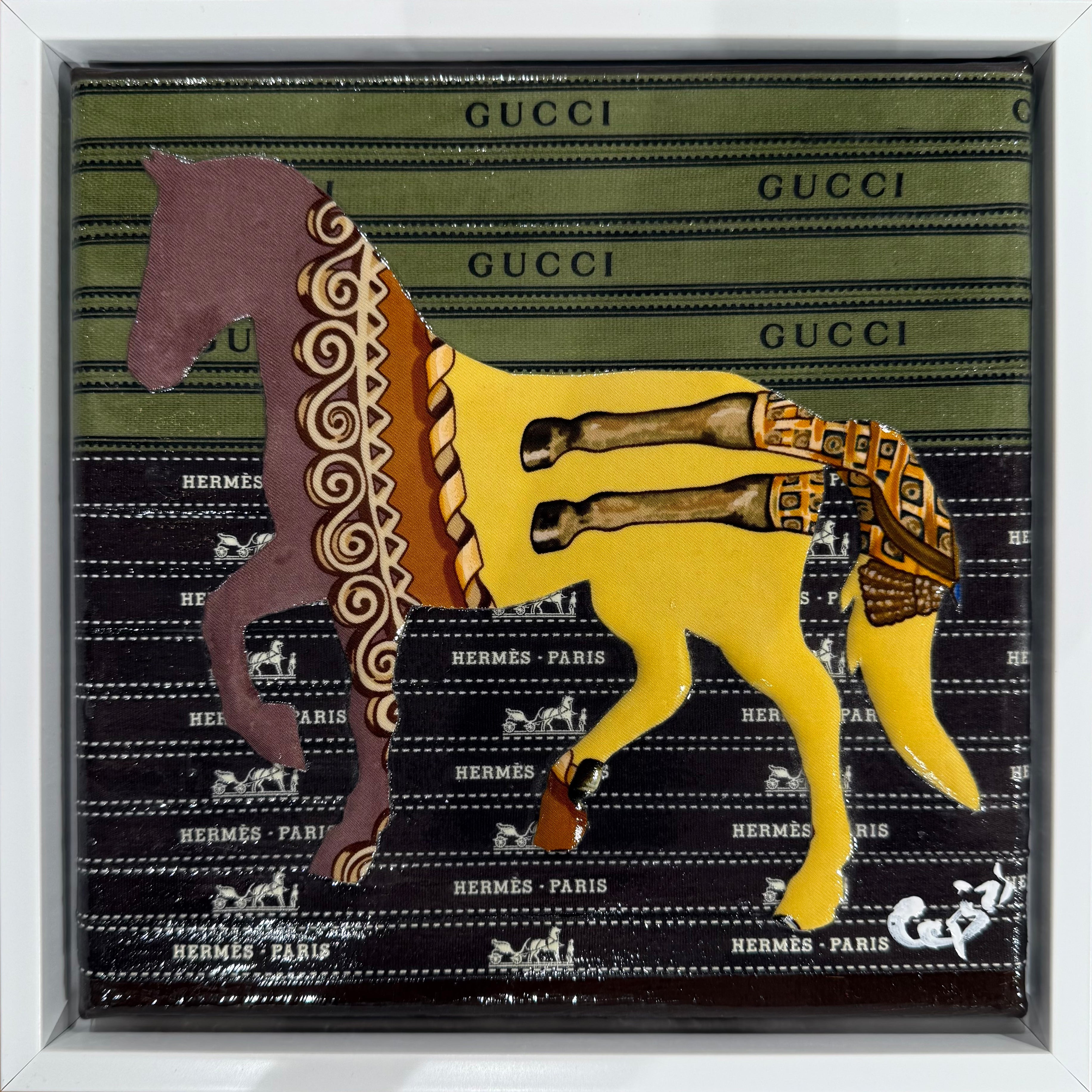 "Equestrian" - 8x8 Framed