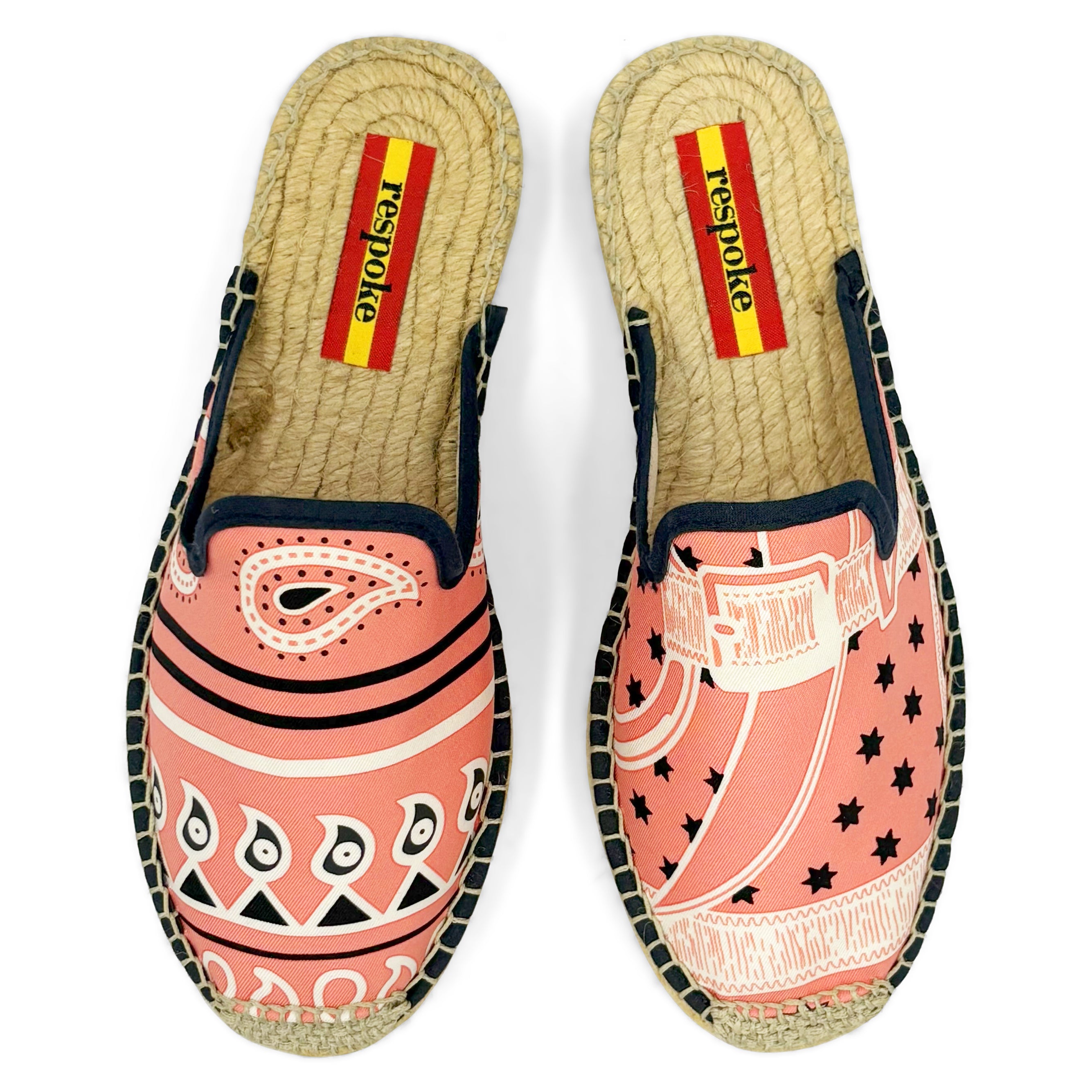 ANGELA Pink Mule Espadrilles