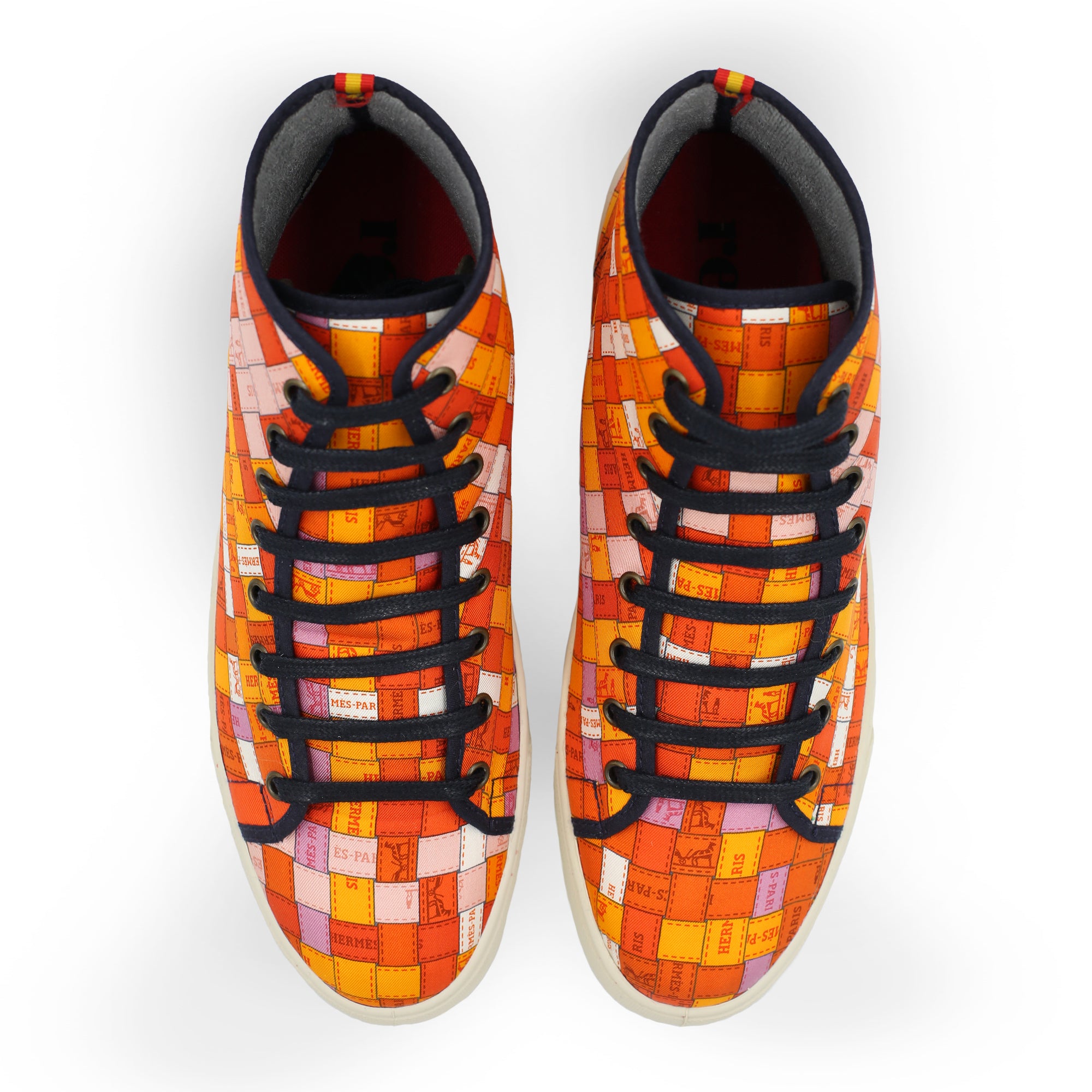 CARRE Orange Hi-Top Sneaker