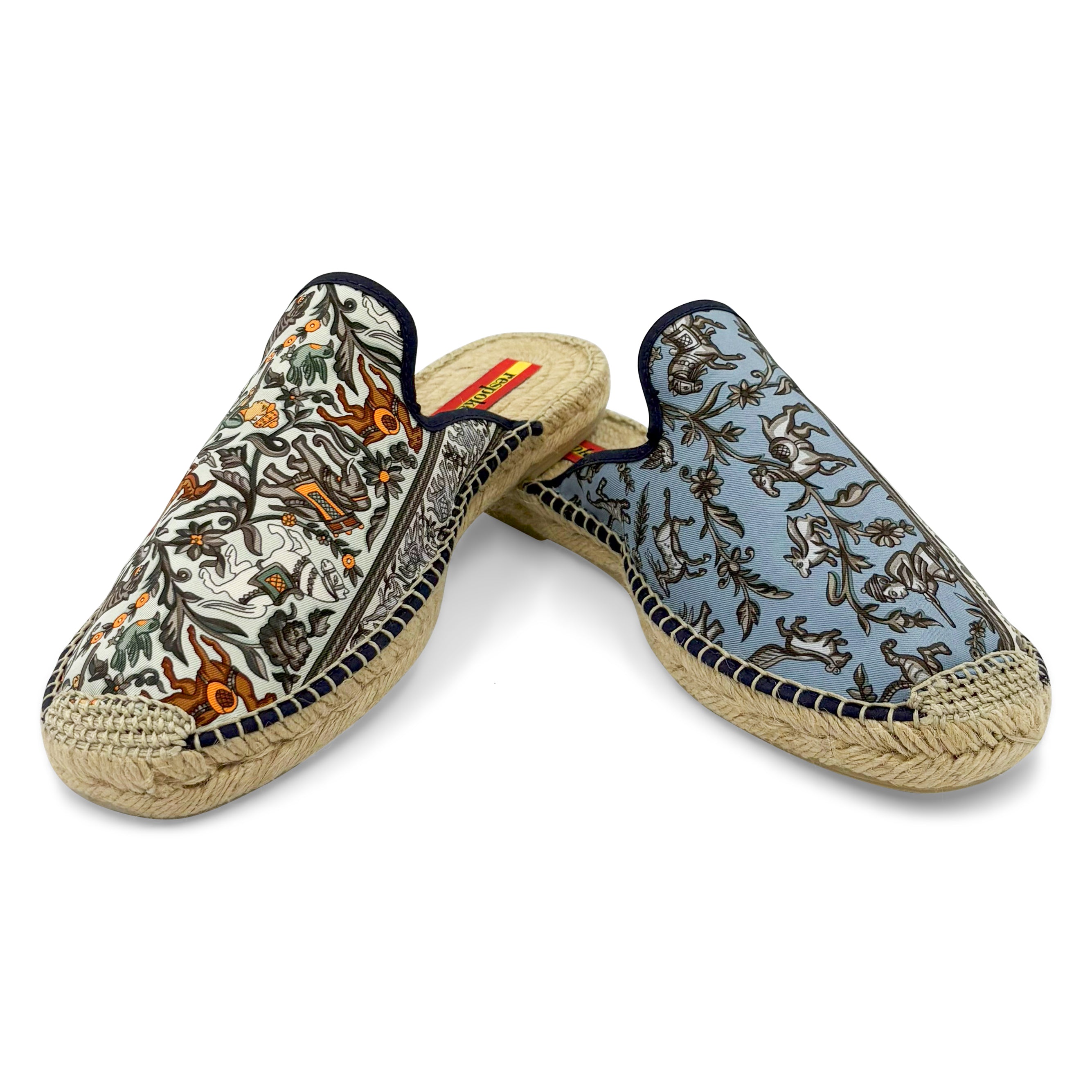 CHASSE Grey Mule Espadrilles
