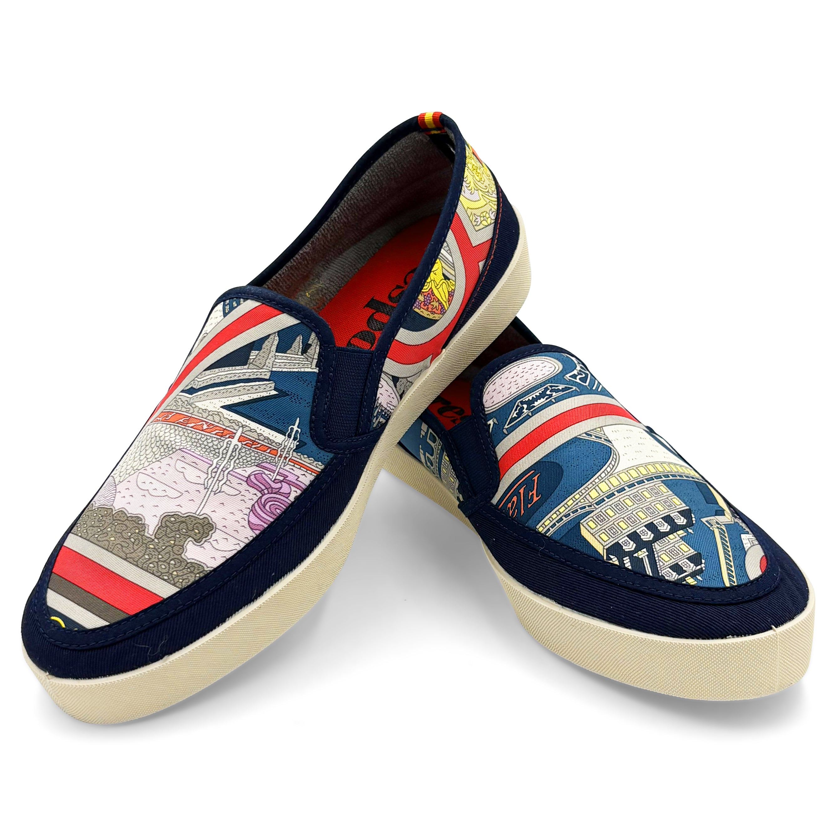 CORDA VERSAILLES Red/Navy Sport Loafer