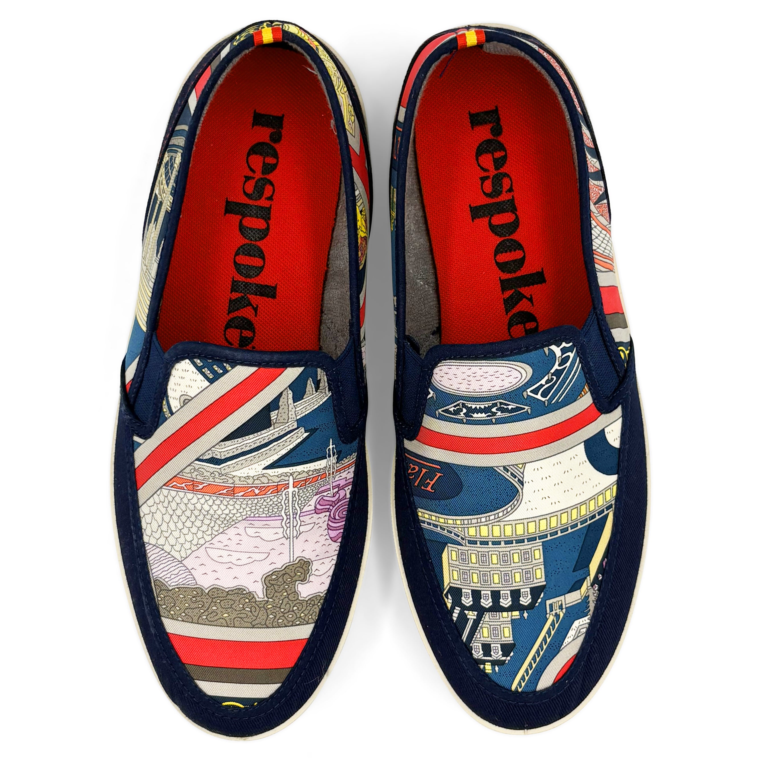 CORDA VERSAILLES Red/Navy Sport Loafer