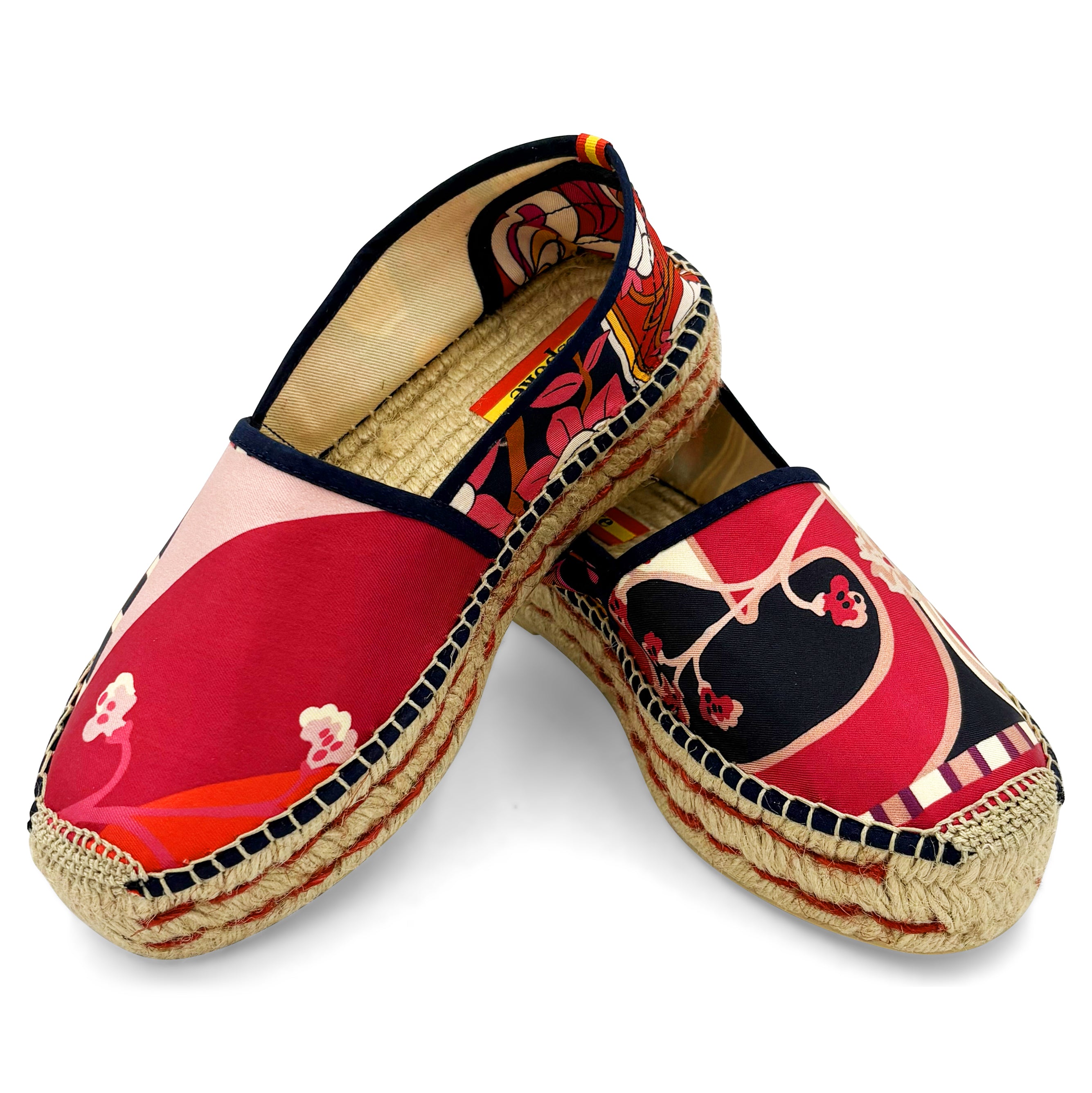 COSE RAJASTHAN Fuchsia Platform Espadrilles