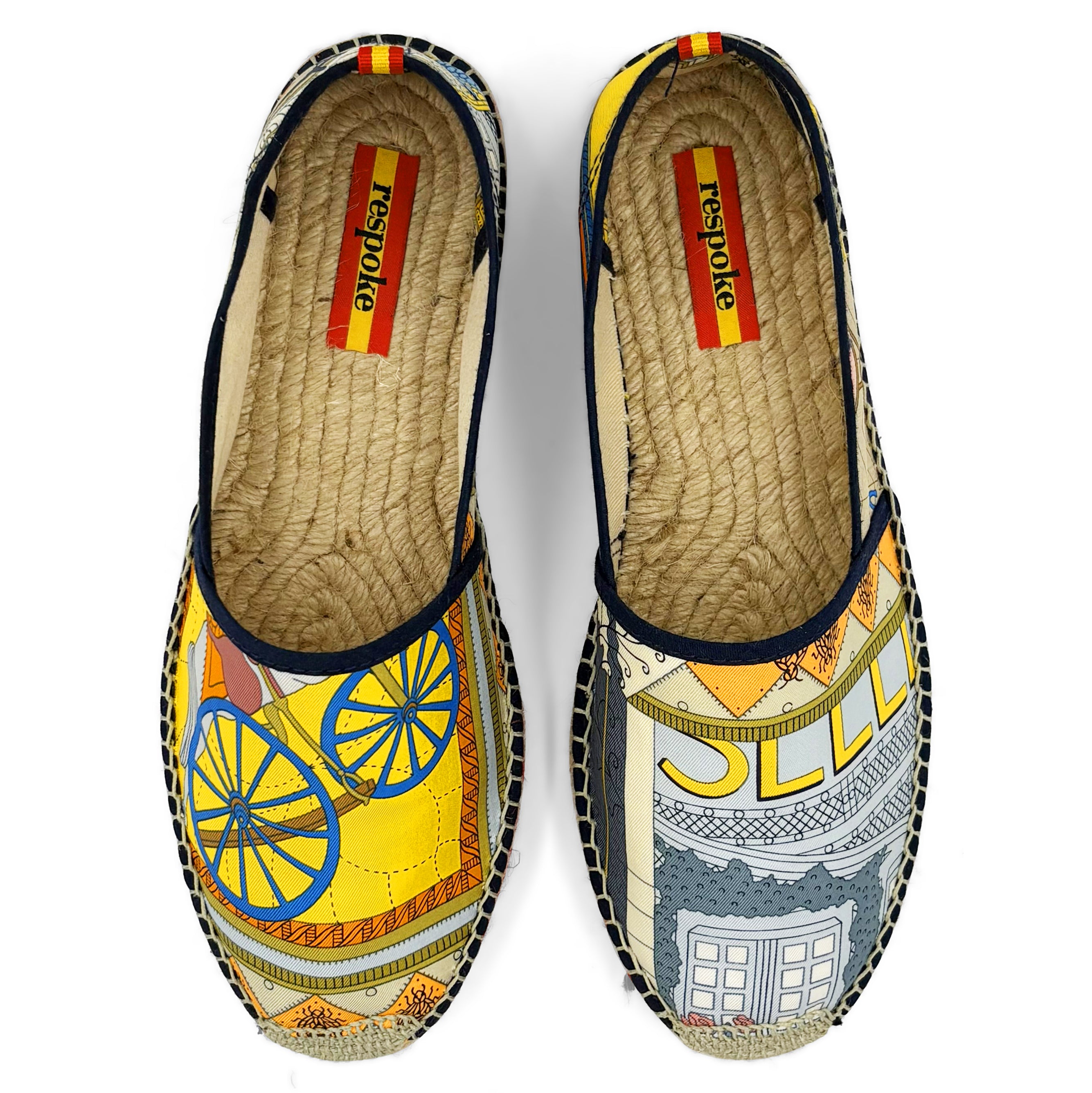 CURIOSITE Yellow Classic Espadrilles