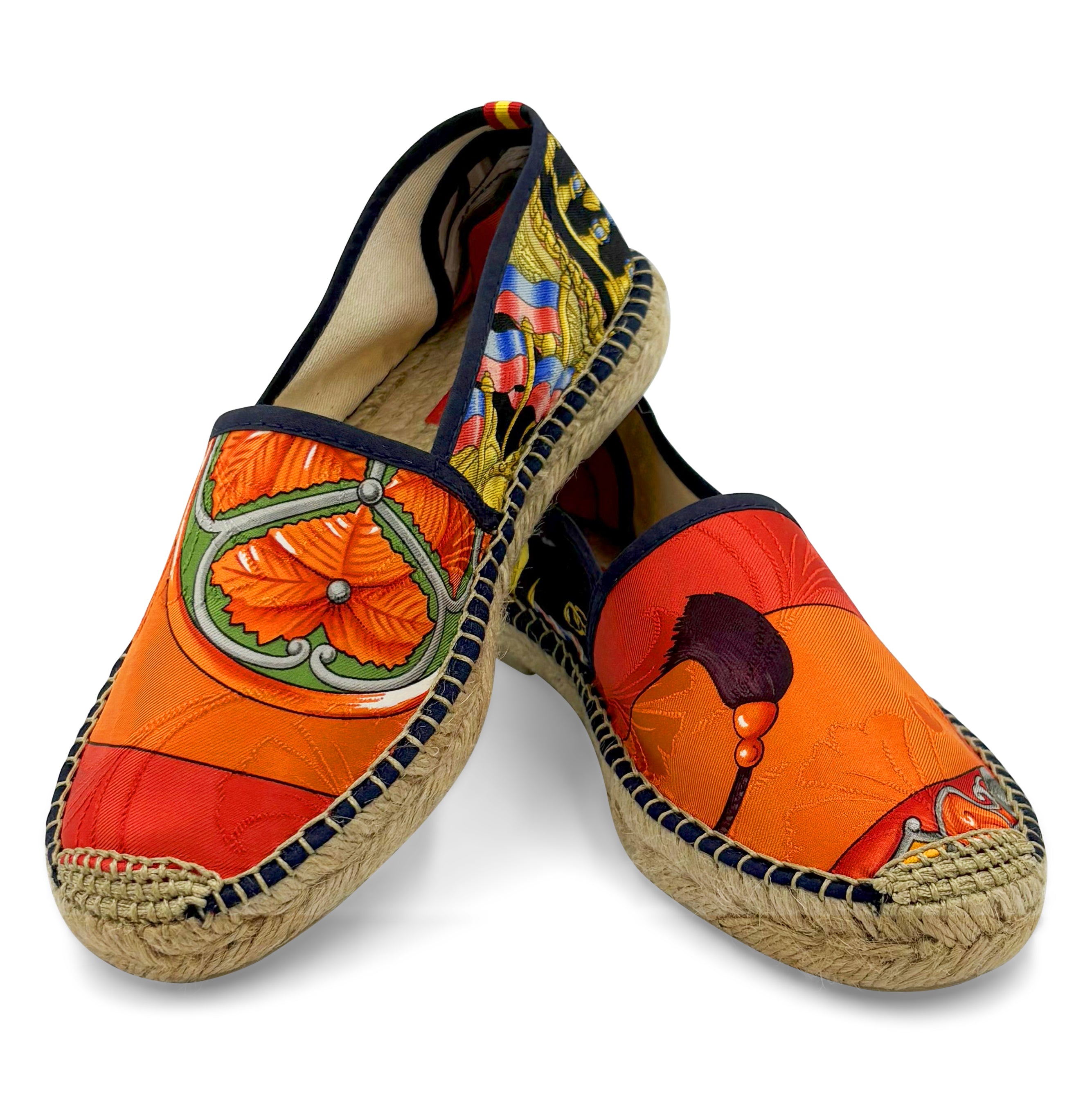 DAIMYO LUNA Orange Classic Espadrilles