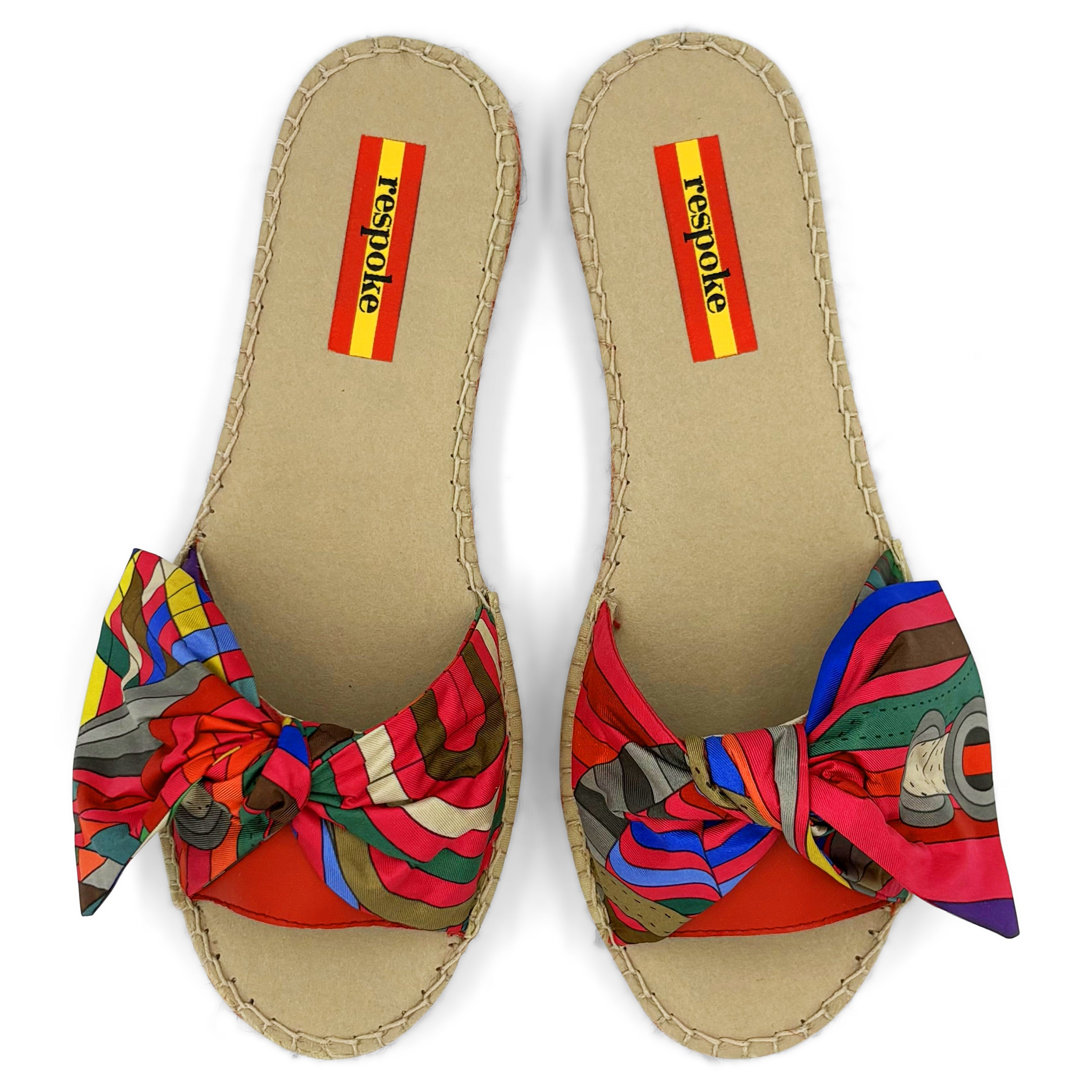 DESRUBANS Multi Bow Slide Espadrilles