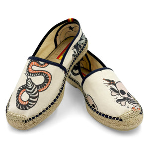 FERNANDA Cream Classic Espadrilles