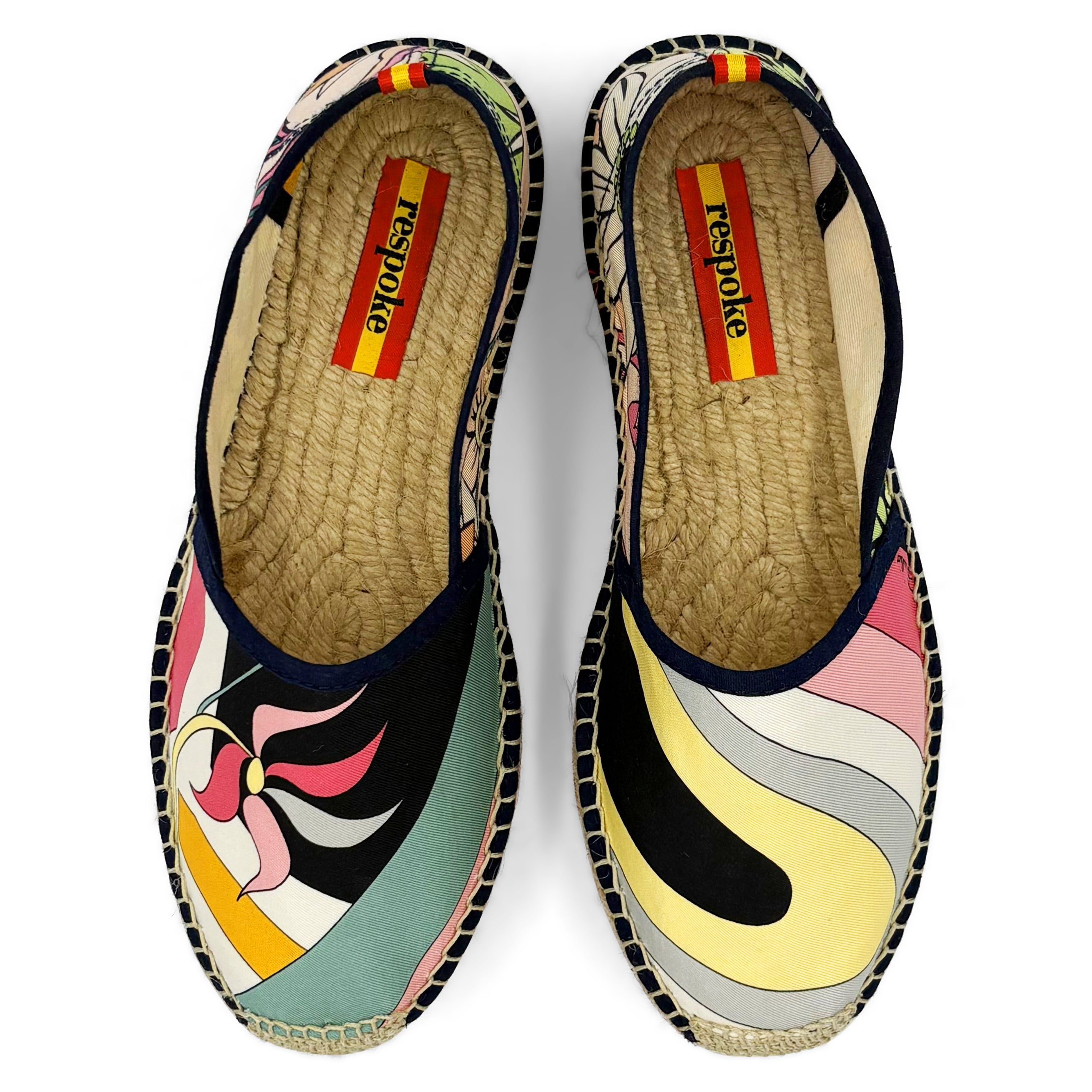 FLUSSO GANFIORI White Platform Espadrilles