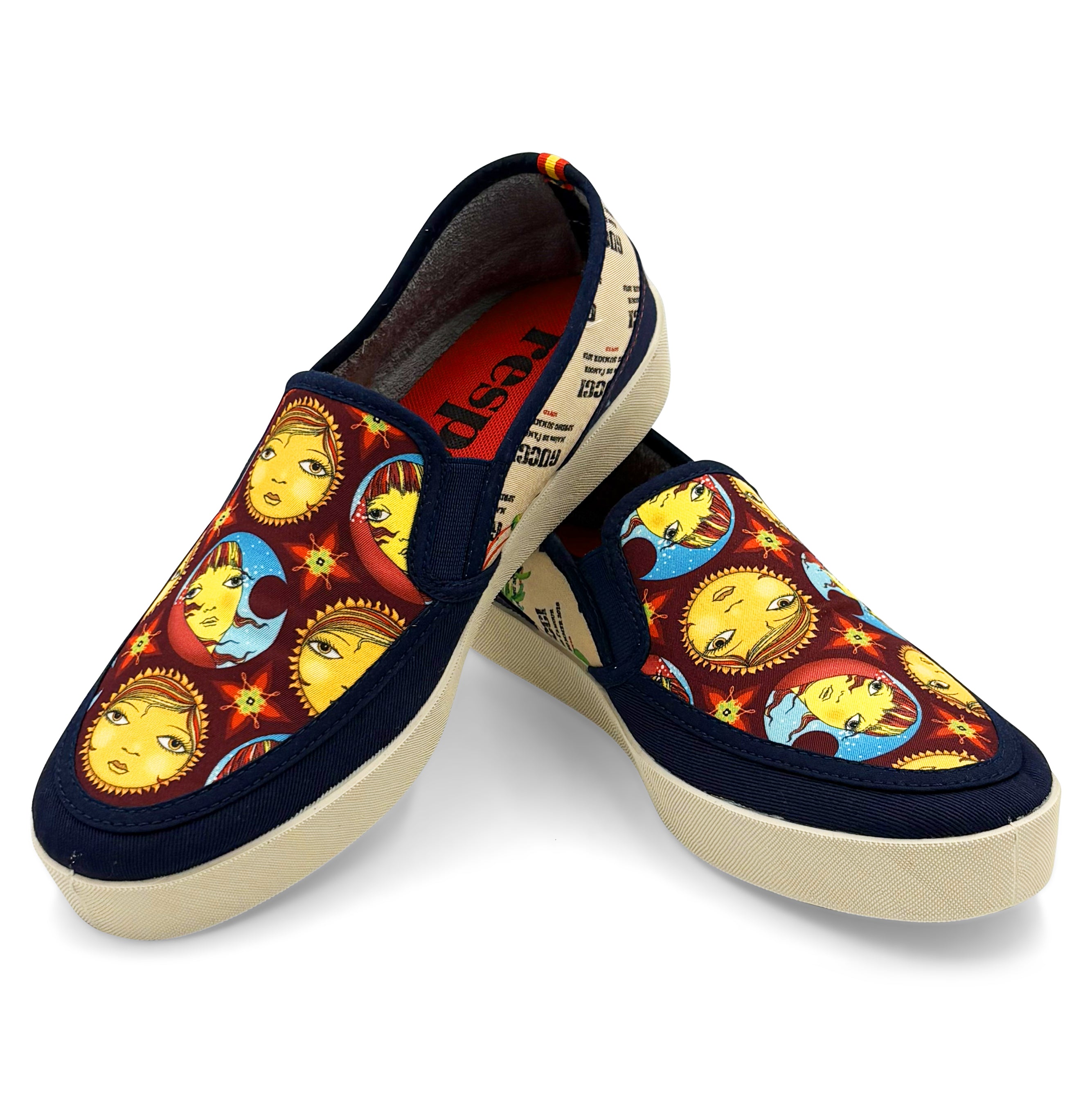 GEMEOS STAMP Red/Yellow Sport Loafer
