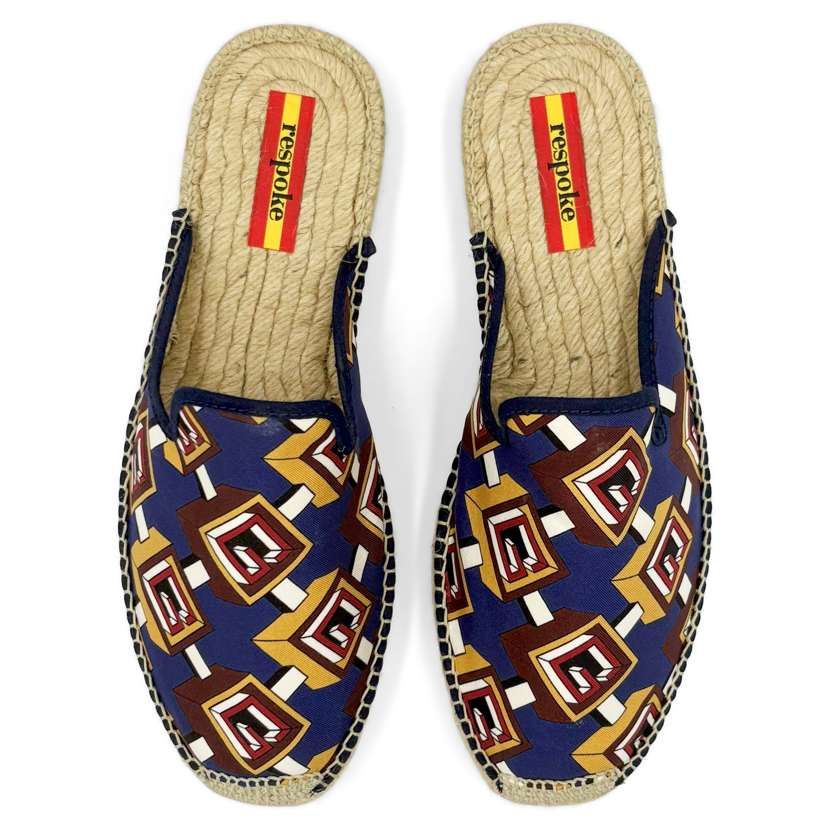 GIGI Navy Mule Espadrilles