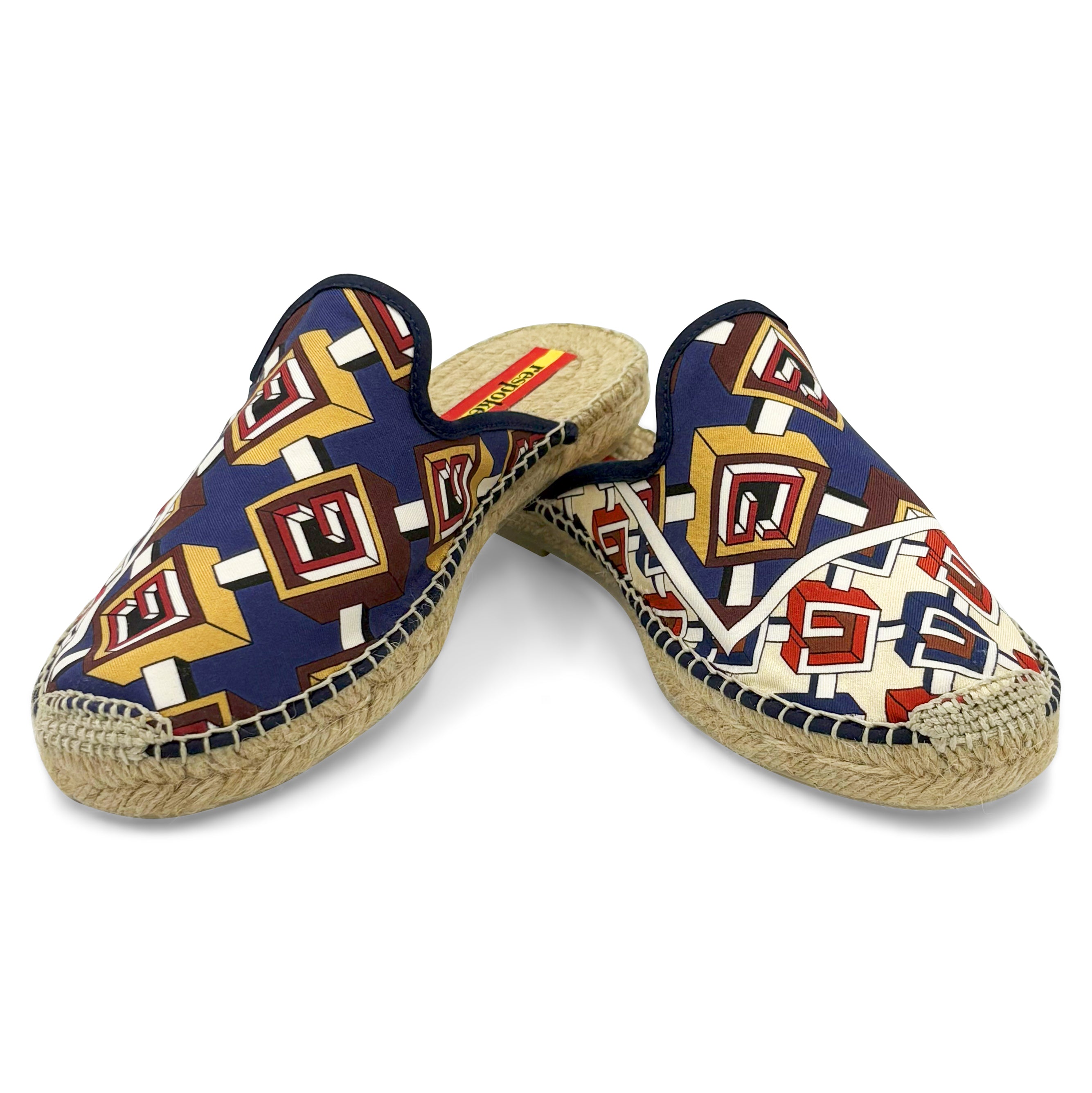 GIGI Navy Mule Espadrilles