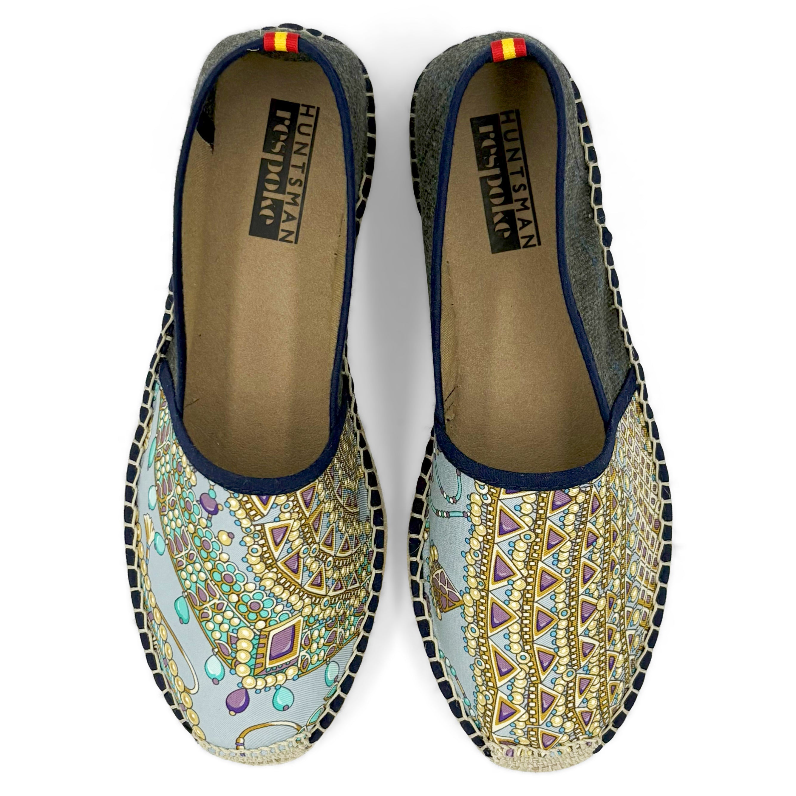 Respoke X Huntsman RAJA Turquoise Classic Espadrilles