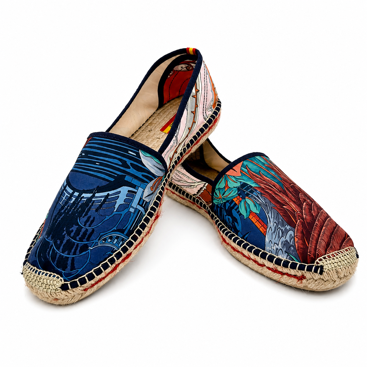 CICOGNA MARINA Navy Classic Espadrilles
