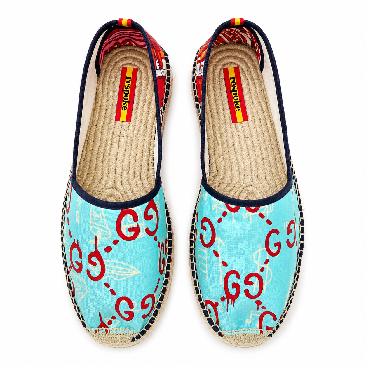 BELEN COLLIERS Teal Classic Espadrilles
