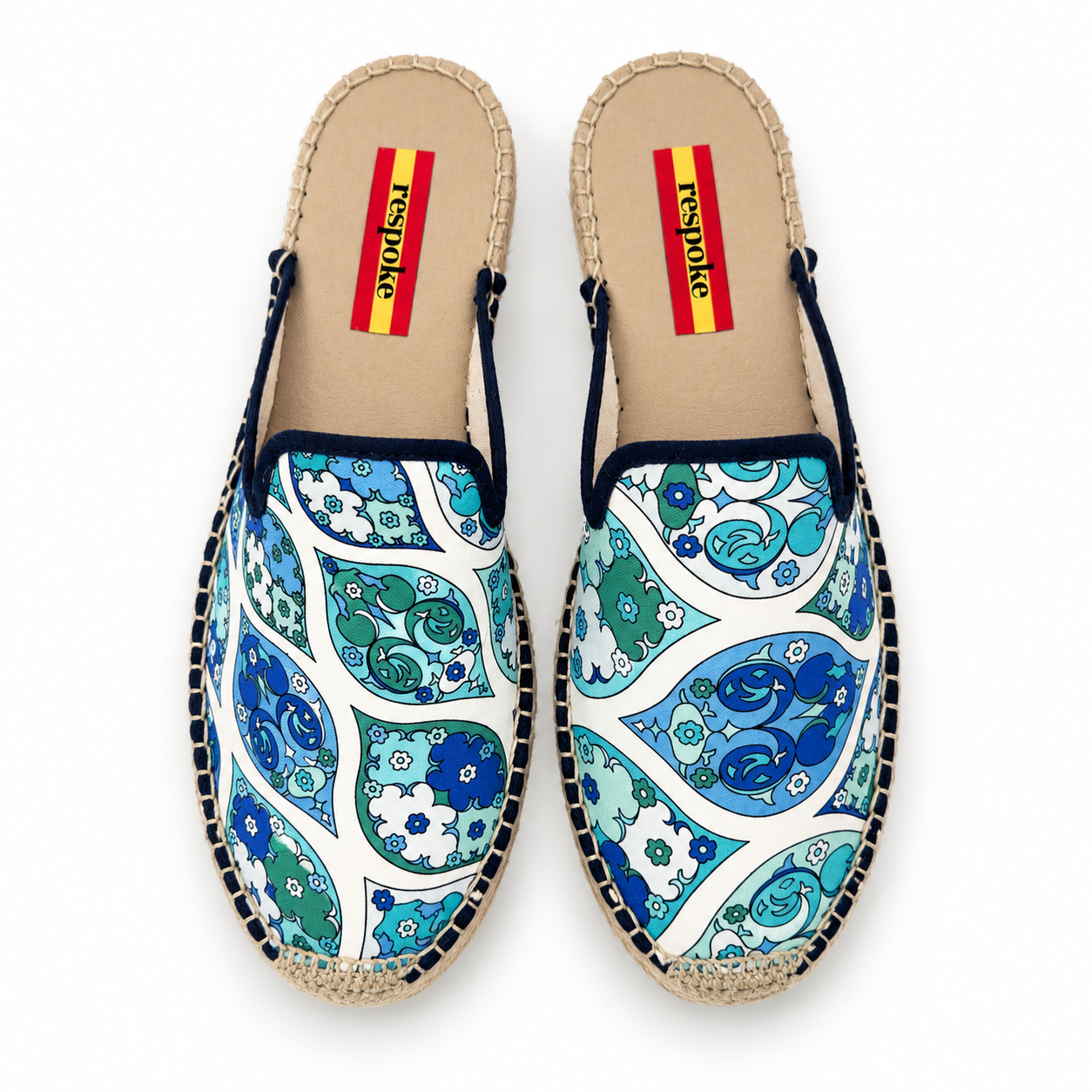 ROSONE Blue Mule Espadrilles