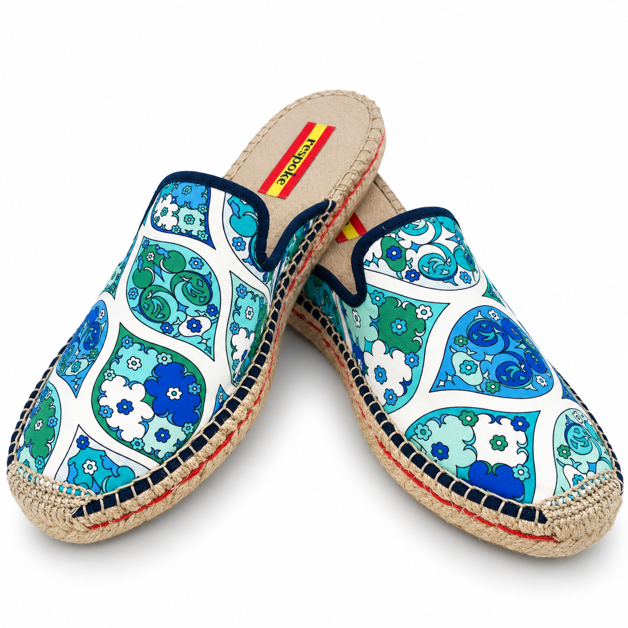 ROSONE Blue Mule Espadrilles