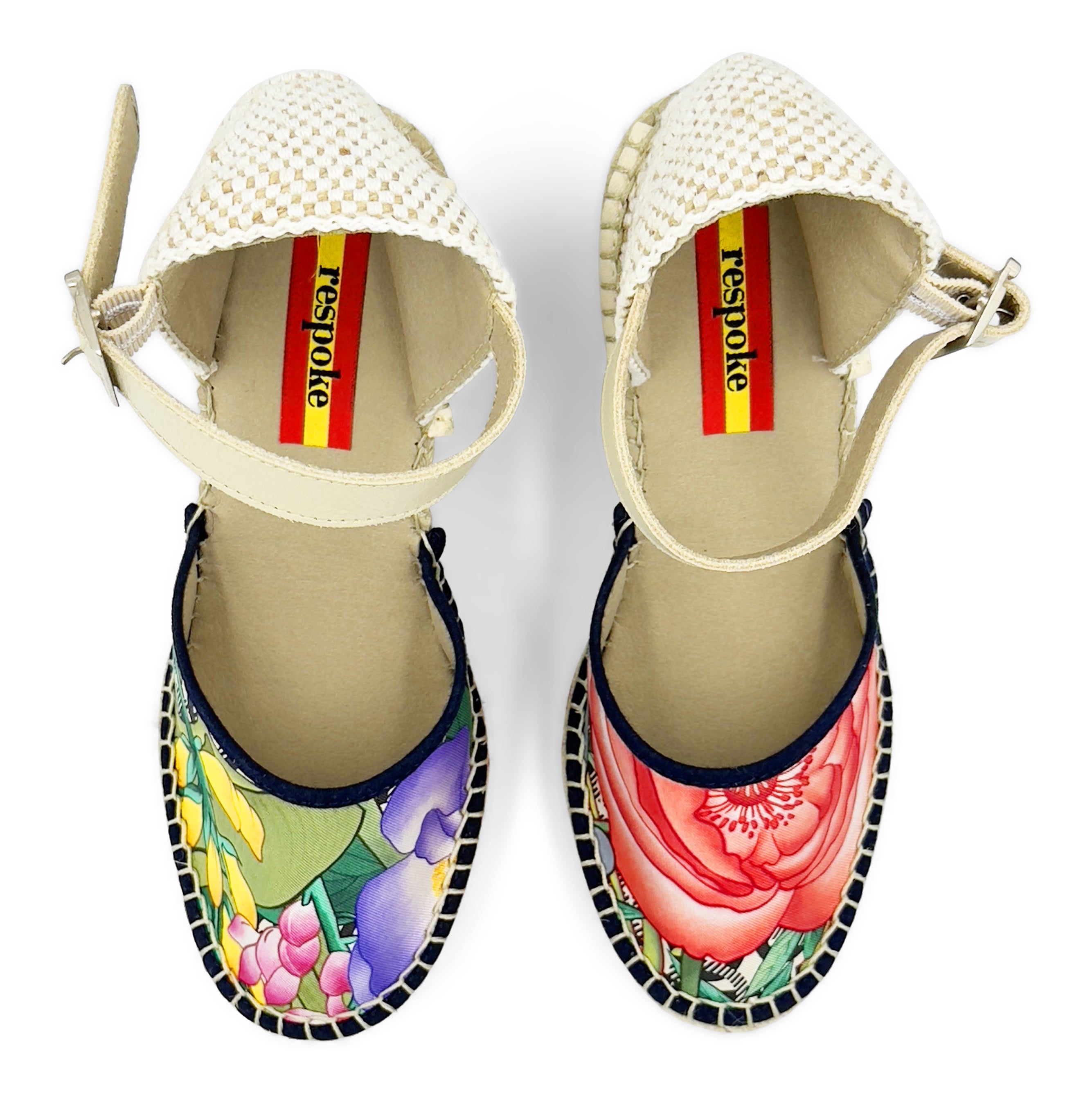 GIARDINO Black Buckle Wedges