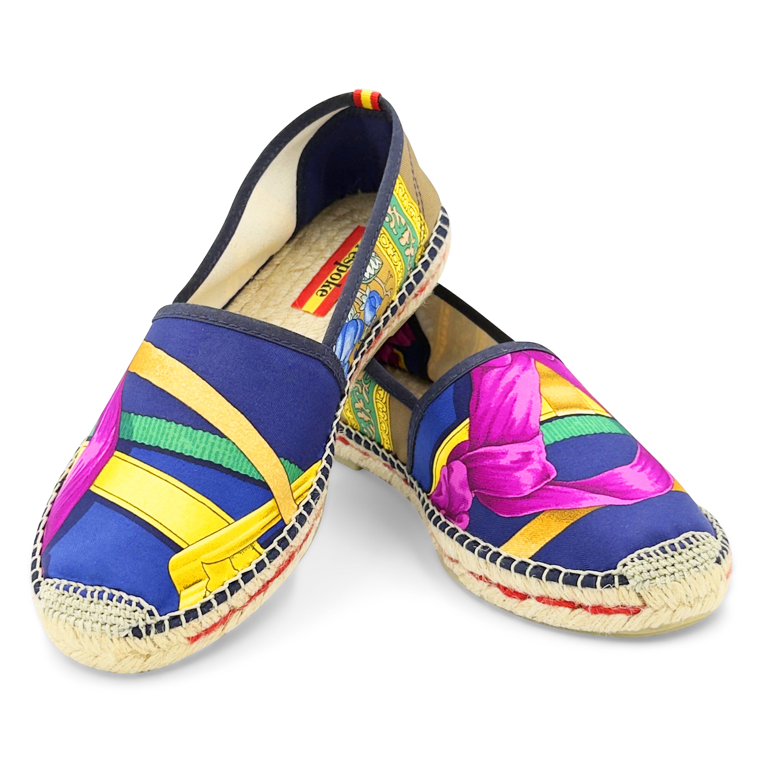 MANEGE QALAAMDAN Blue Classic Espadrilles