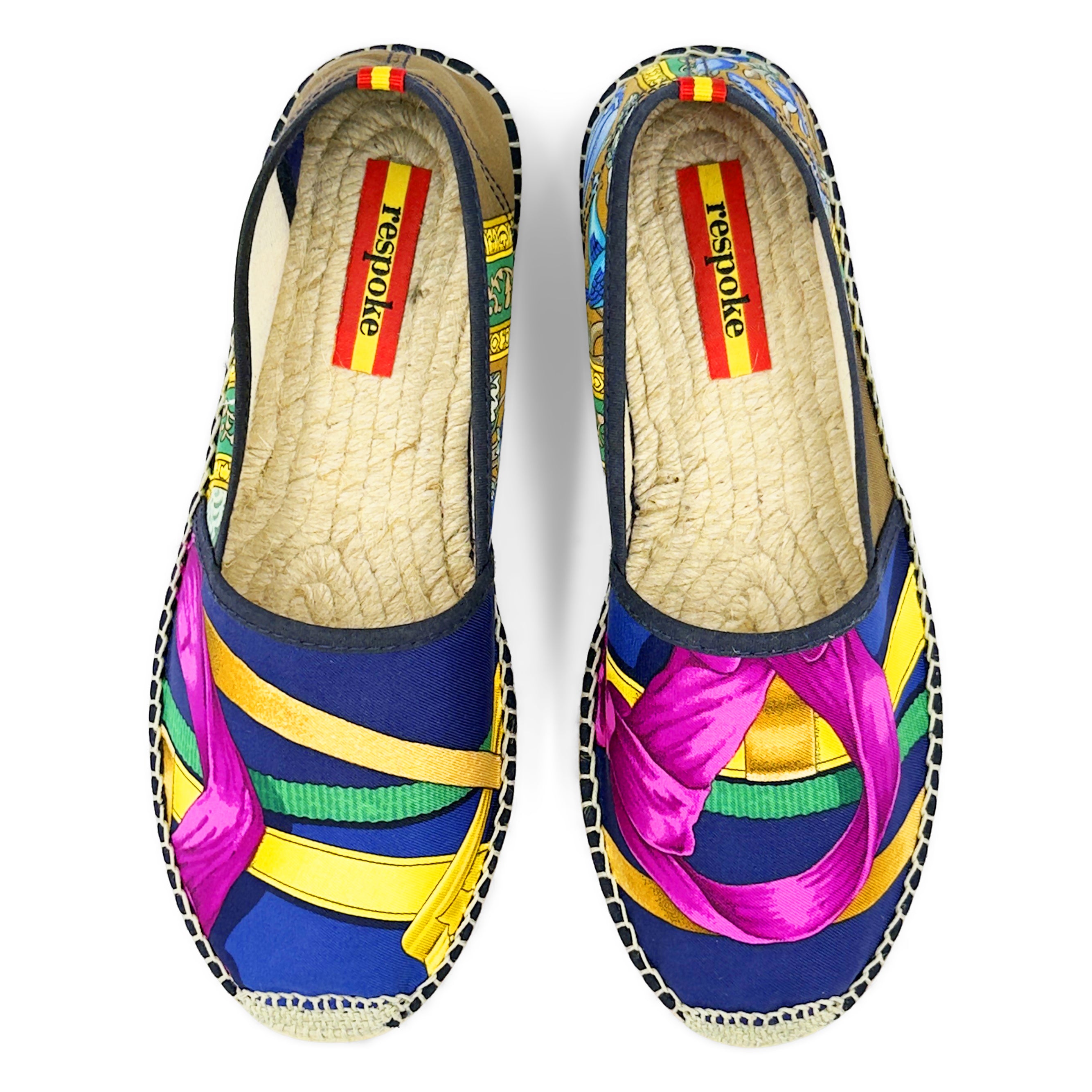 MANEGE QALAAMDAN Blue Classic Espadrilles