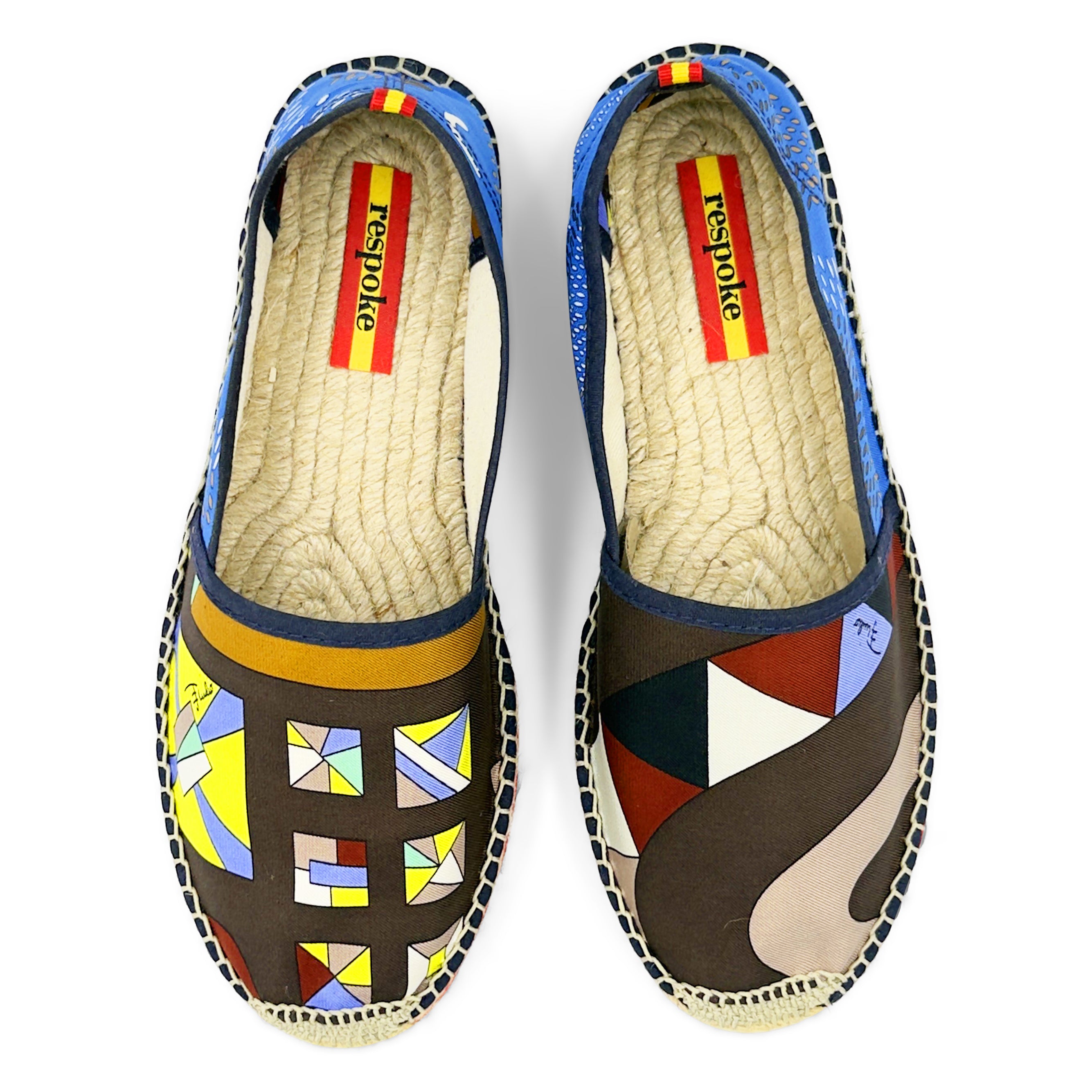 CLARE GOYA Blue Classic Espadrilles
