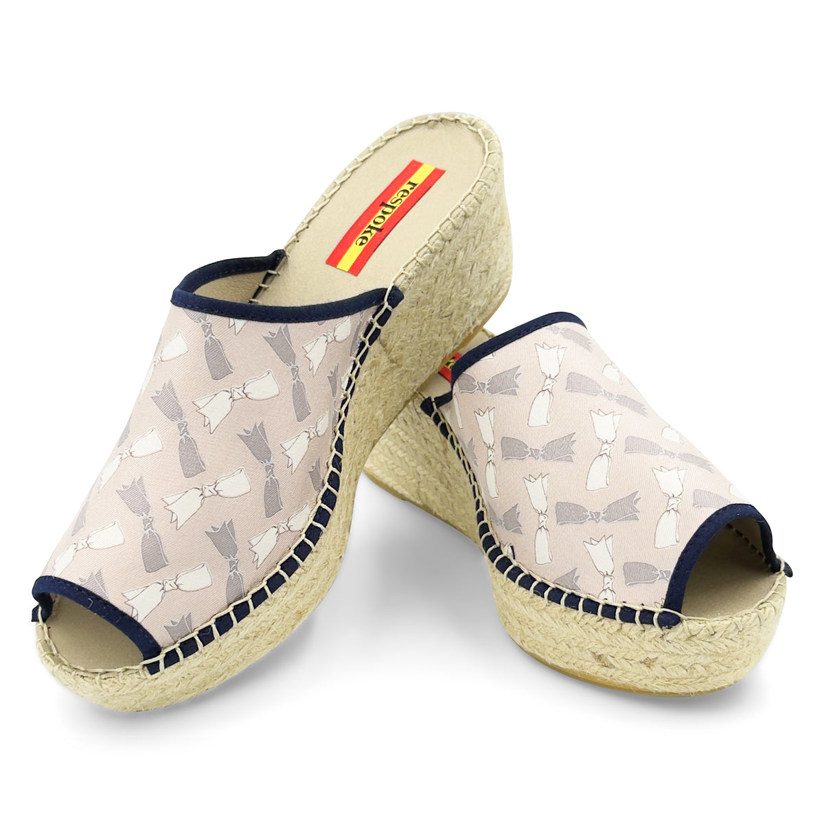 CHRISTIAN Grey Modern Wedge Espadrilles – Respoke