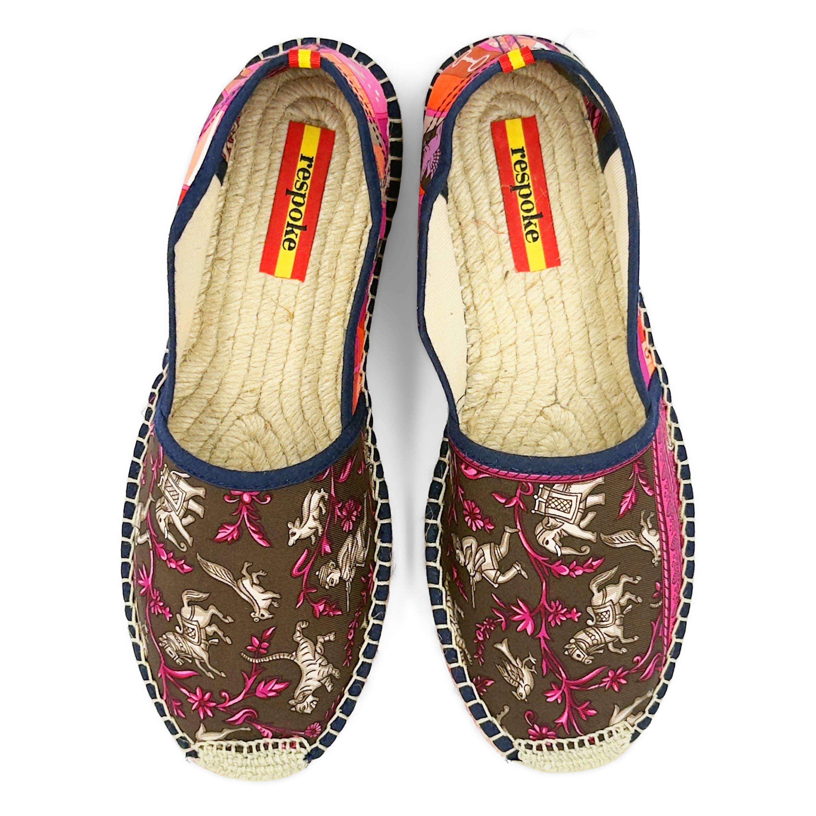 CHASSE VOYAGE Pink Classic Espadrilles