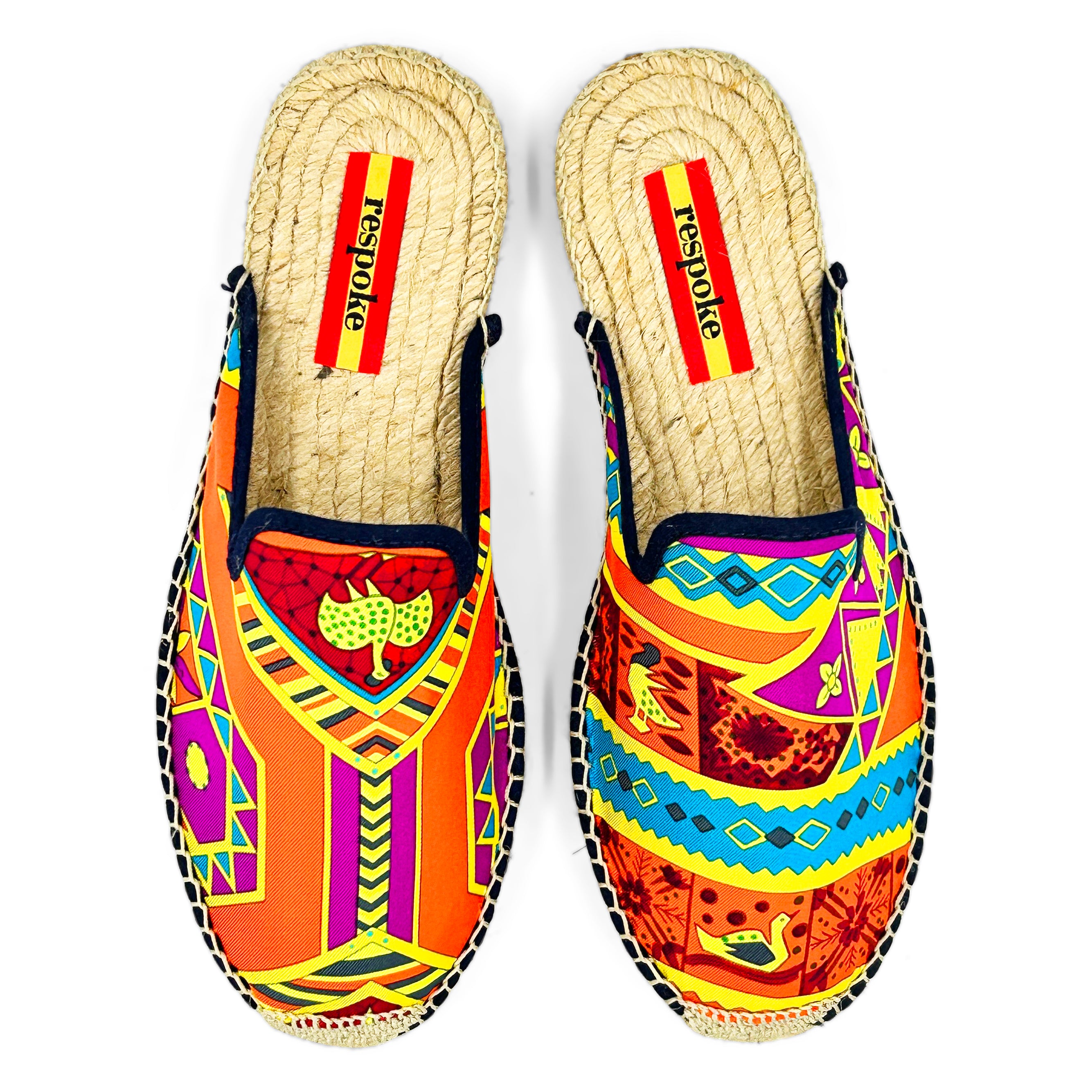 AFRIQUE Orange Mule Espadrilles