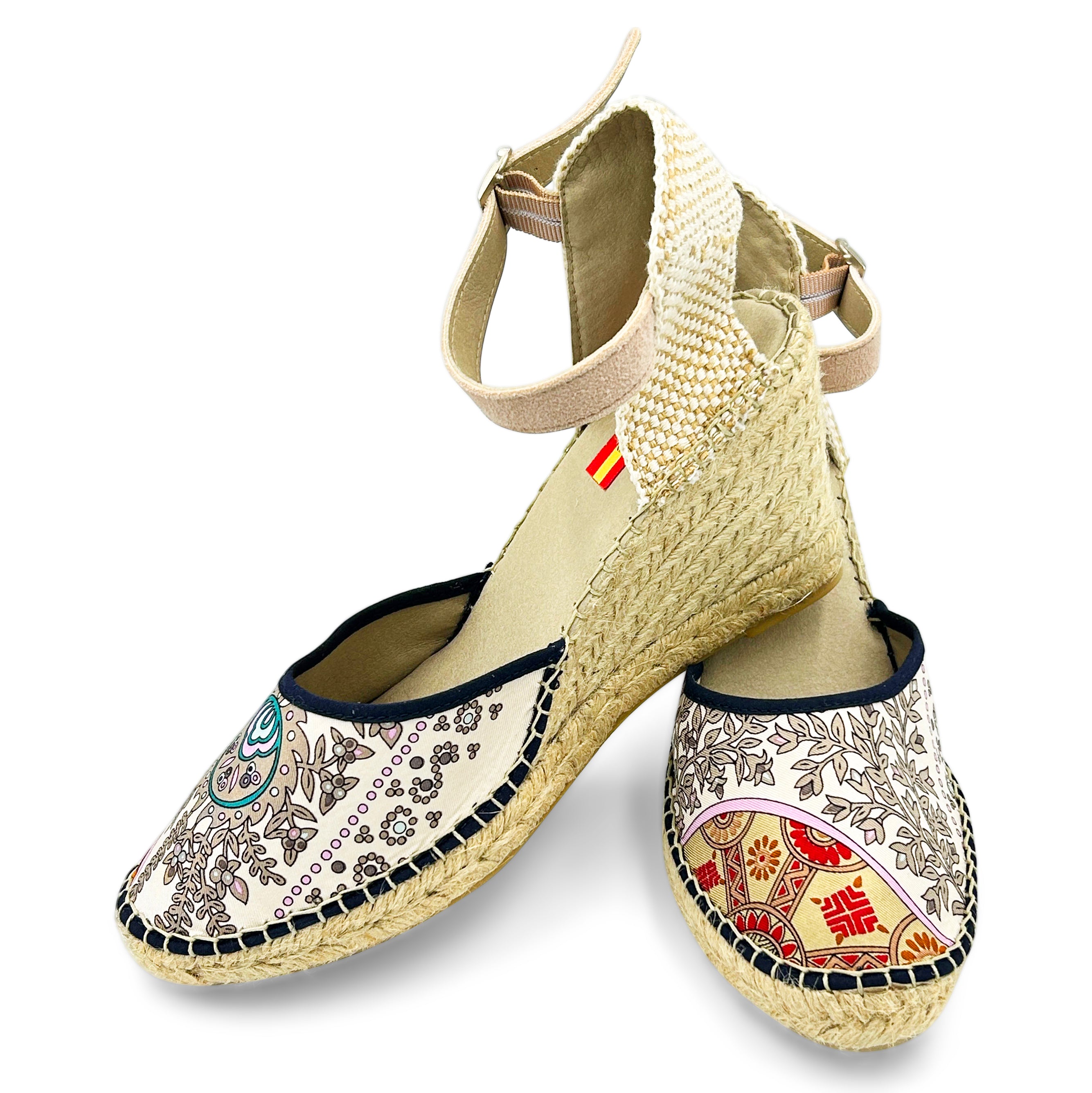 DANIRA Cream Buckle Wedges