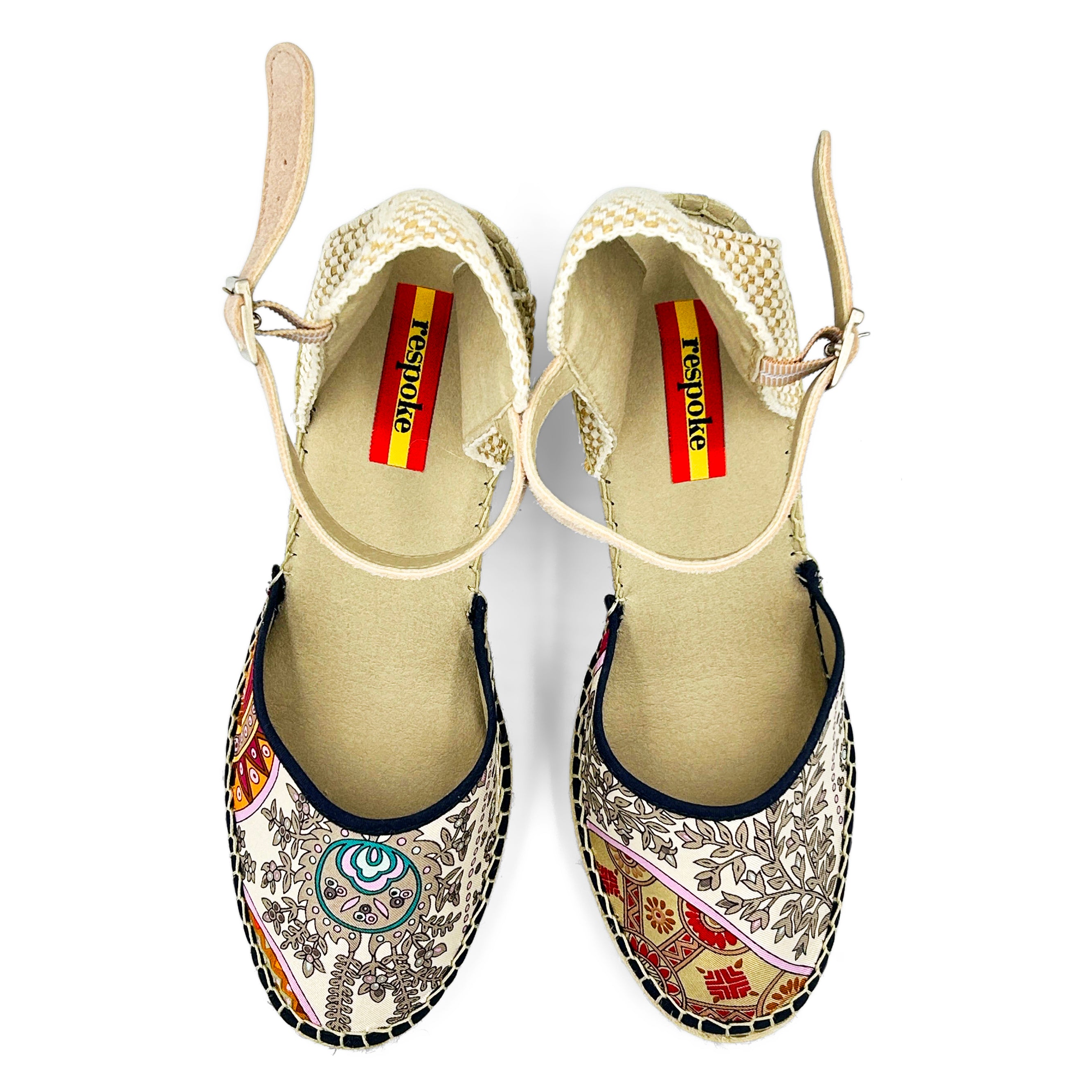 DANIRA Cream Buckle Wedges