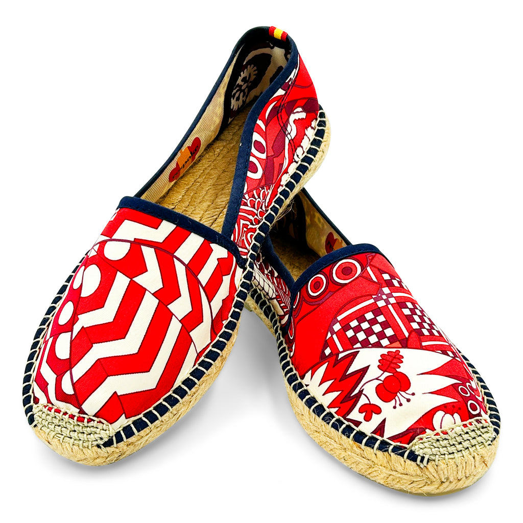 IVANNA Red Classic Espadrilles