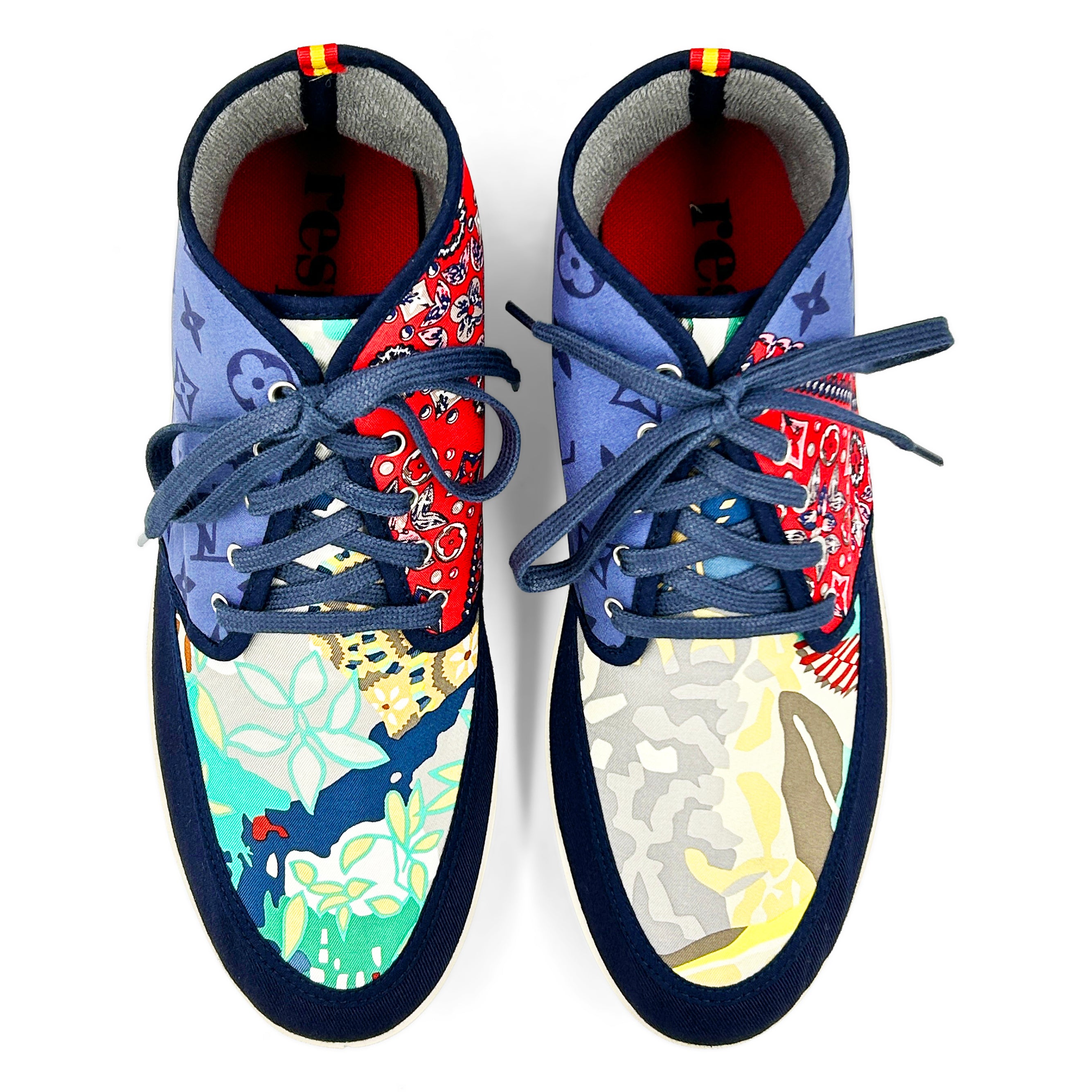 LOUIS DALMATE Blue/Multi Sport Hi-Top