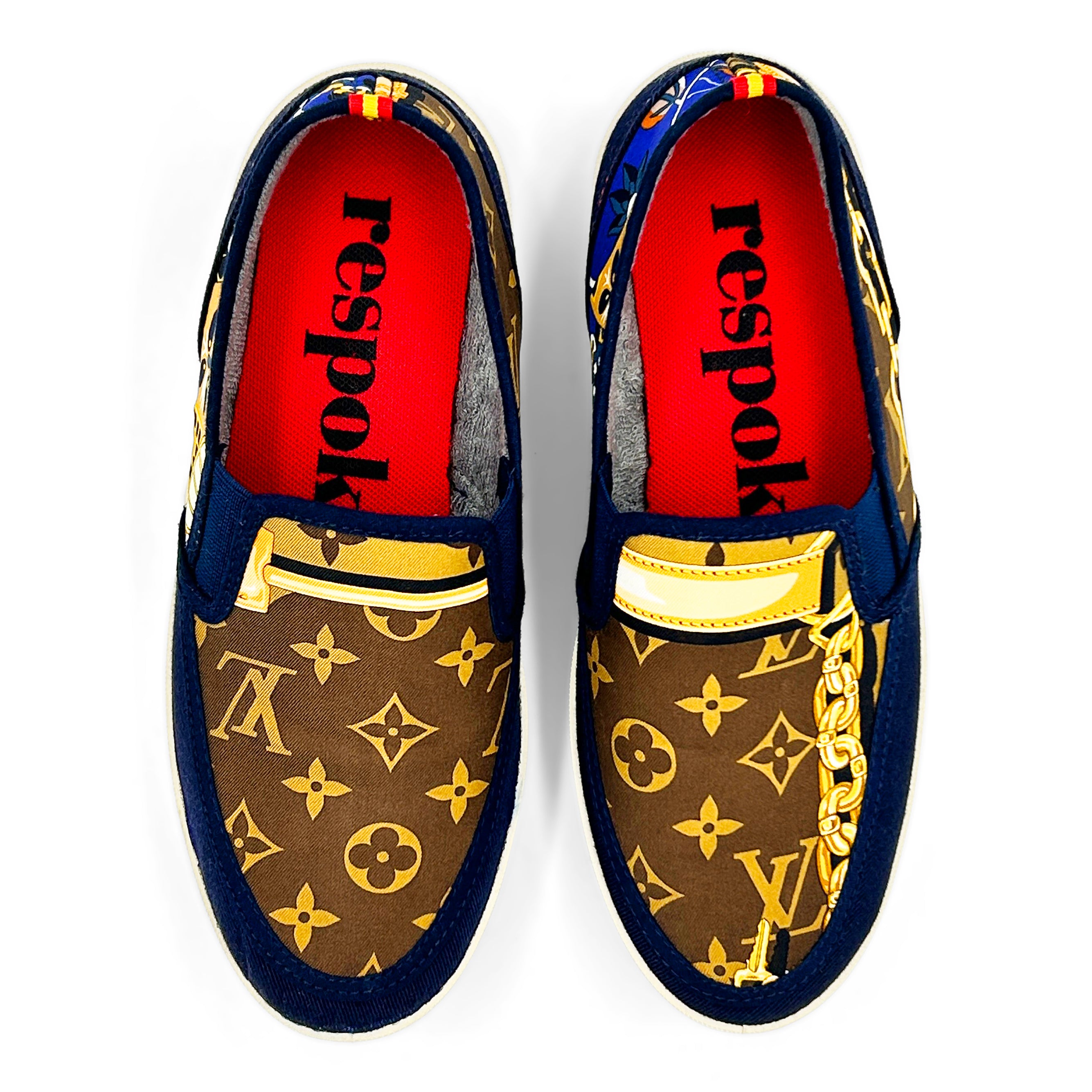 CONFI PAPILLON Brown/Blue Sport Loafer