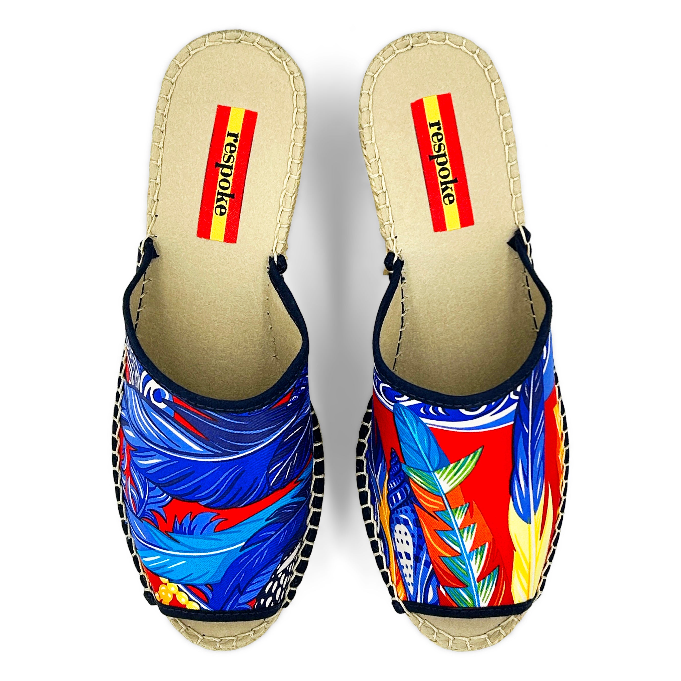 DANSE Red Modern Wedge Espadrilles