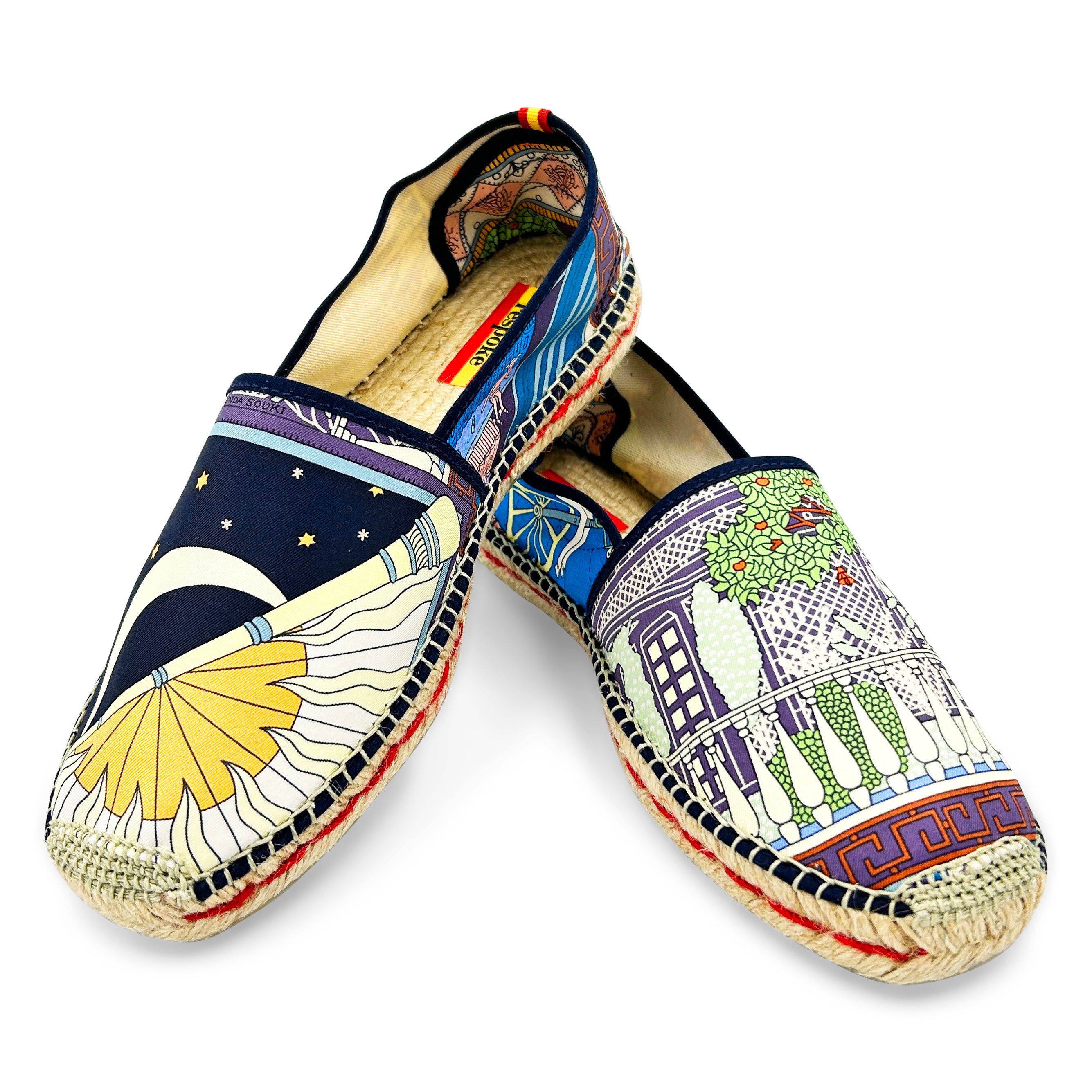 CURIOSITE Blue Classic Espadrilles