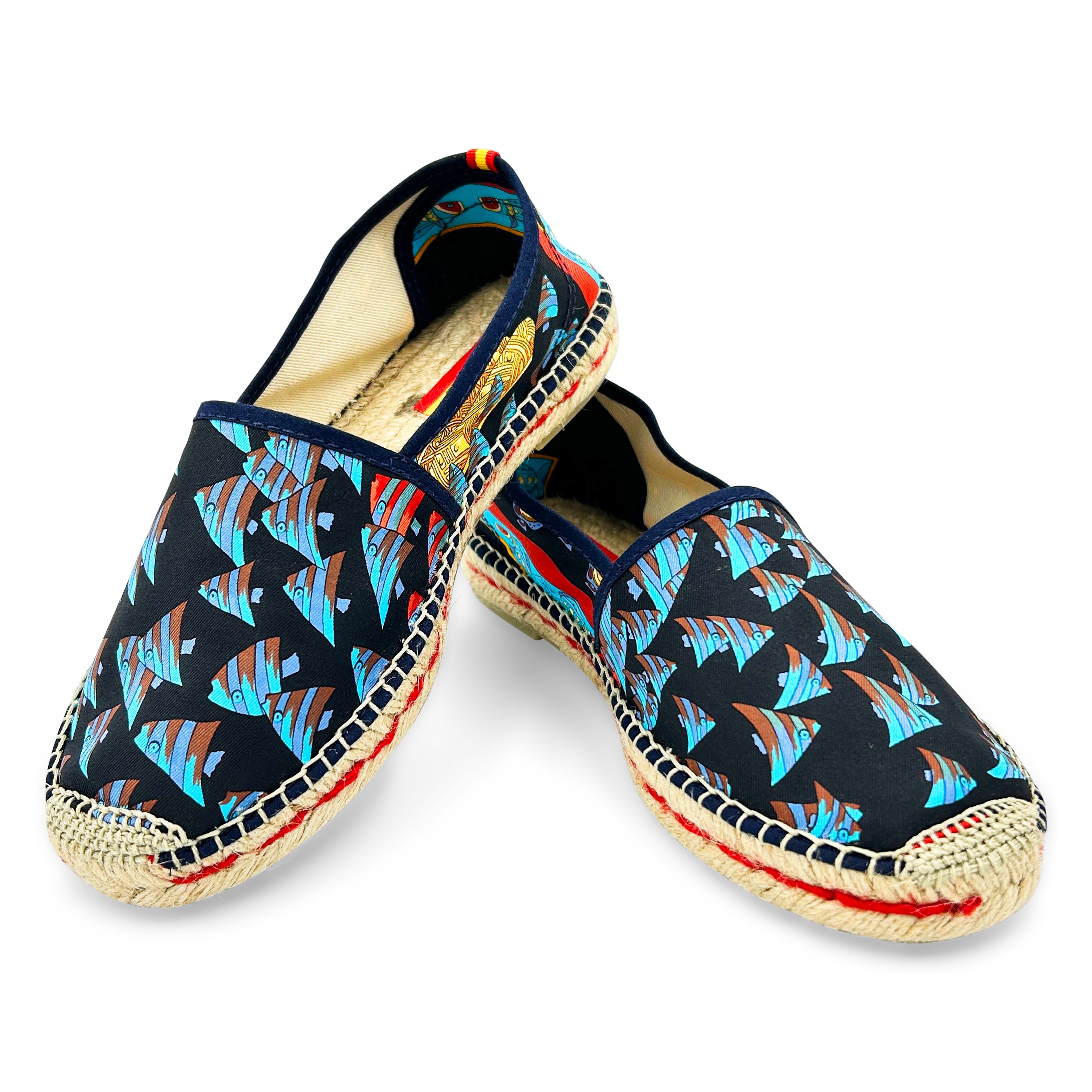 OCEANE Black Classic Espadrilles