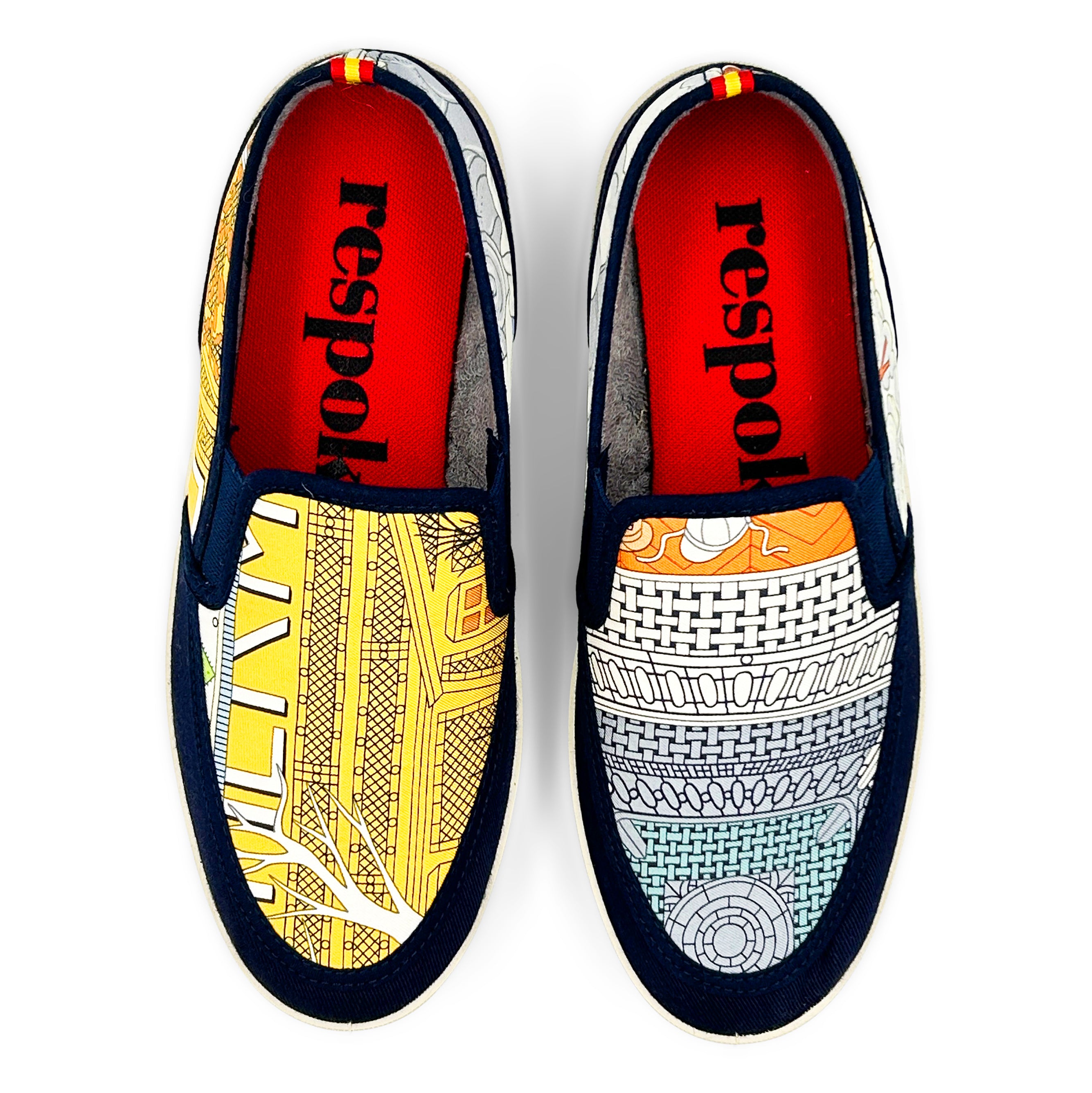 CURIOSITE NUAGE Yellow/White Sport Loafer