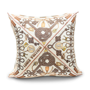 TOURBILLON - Respoked Ivory Throw Pillow