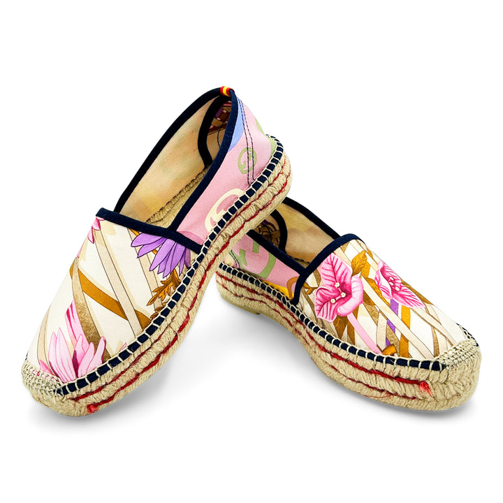 VERO BOLLE Pink Platform Espadrilles