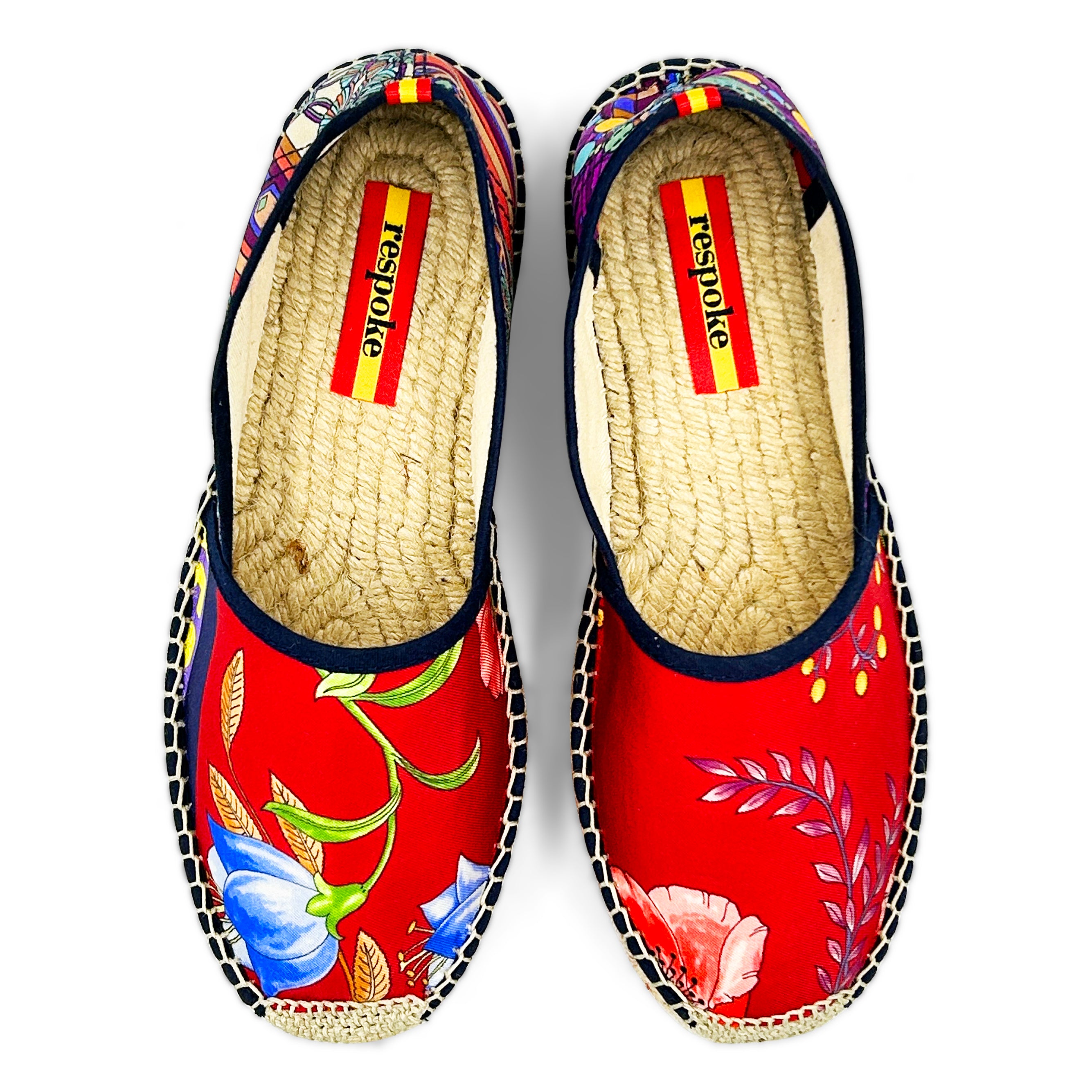 MIO TASSELLA Red Platform Espadrilles