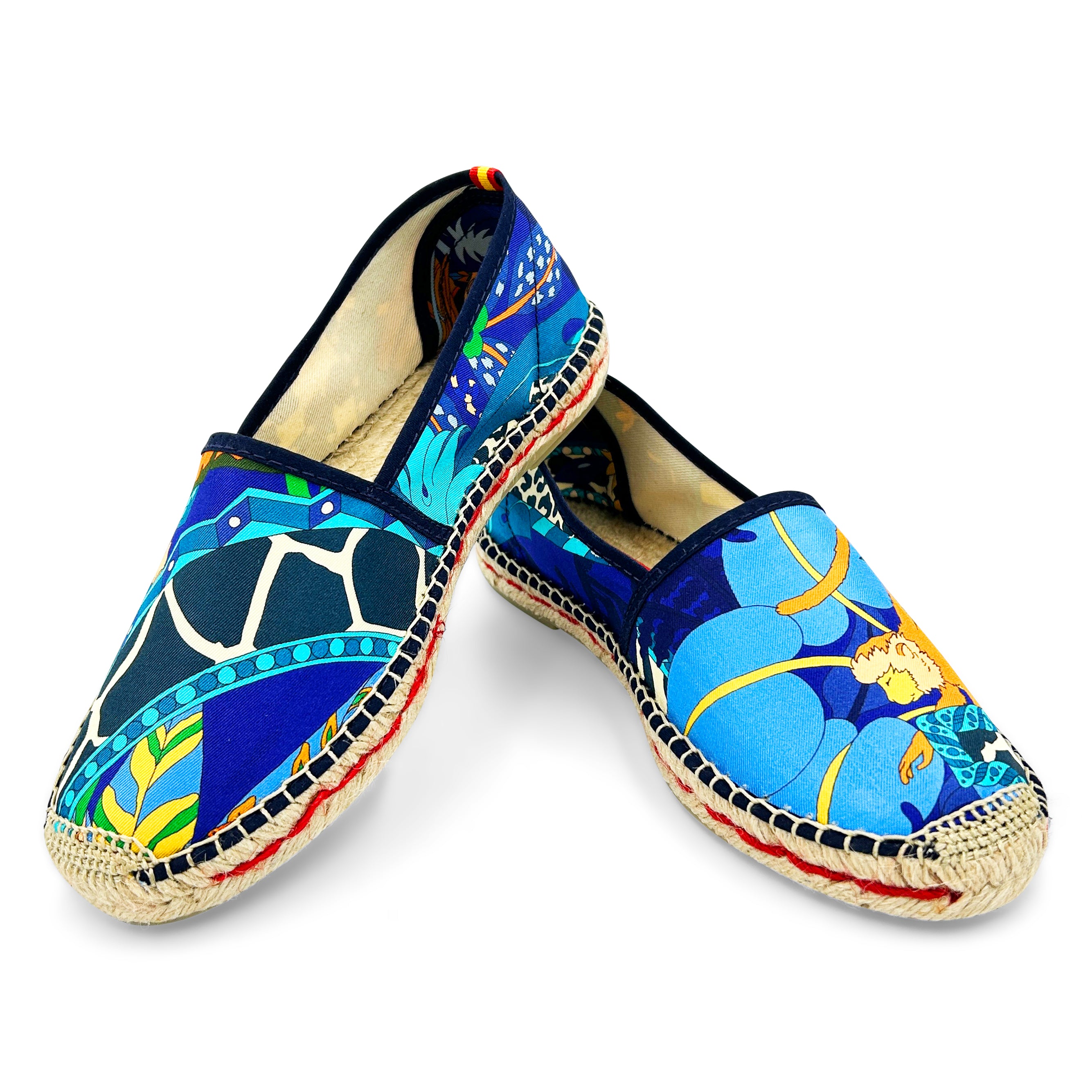 REGNO Blue Classic Espadrilles