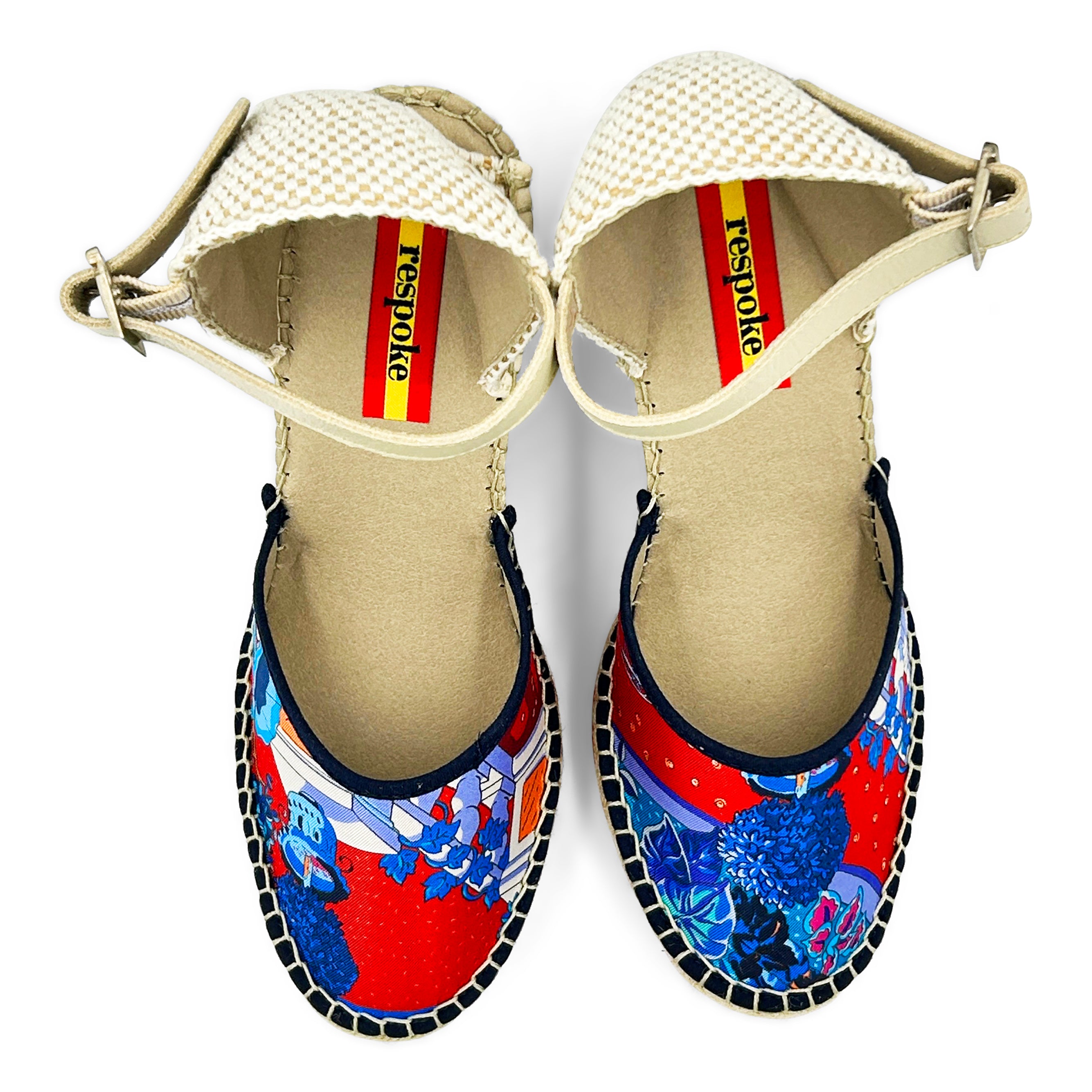 TOPIARIA Red Buckle Wedges