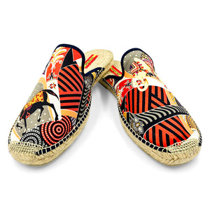 MONILE Orange Mule Espadrilles