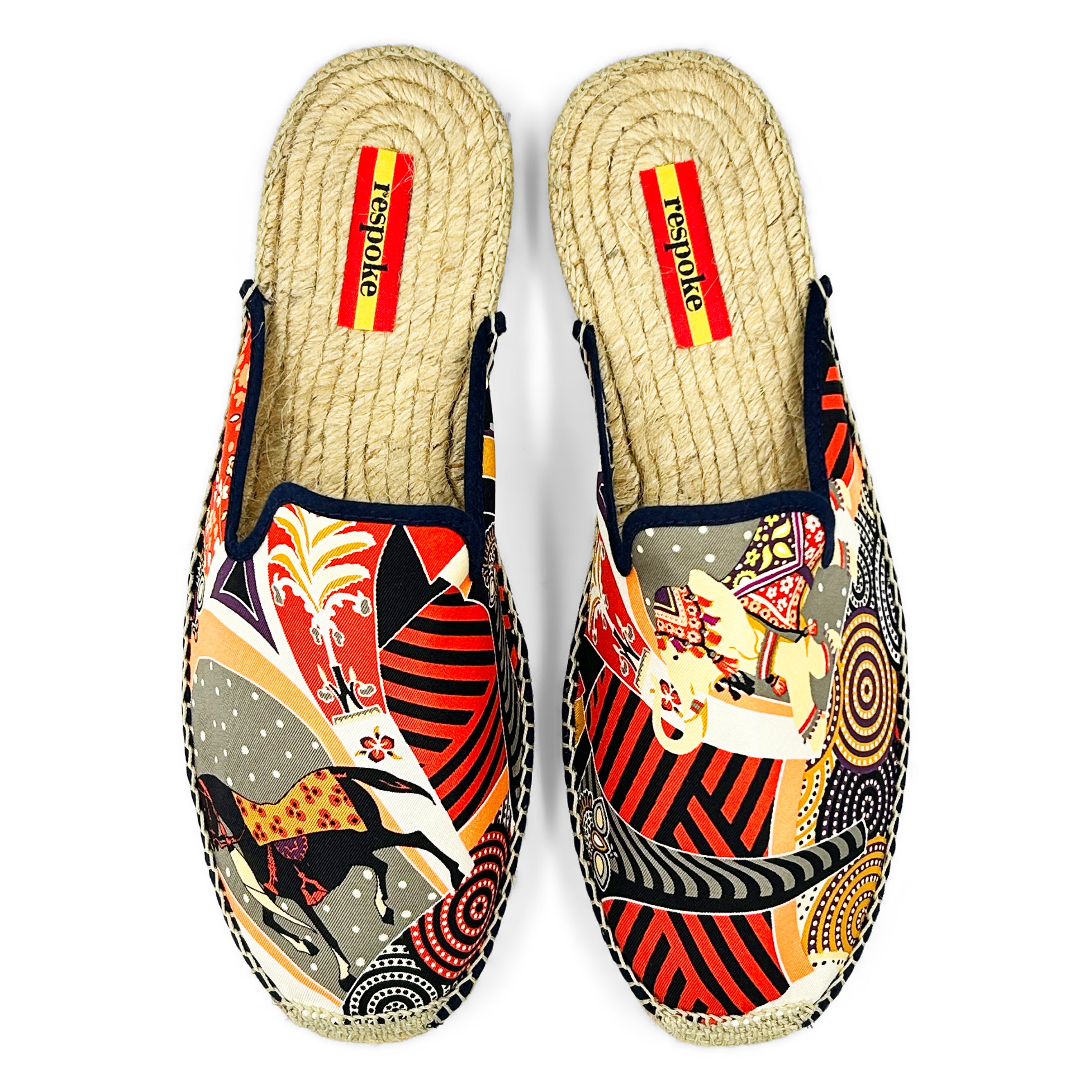 MONILE Orange Mule Espadrilles