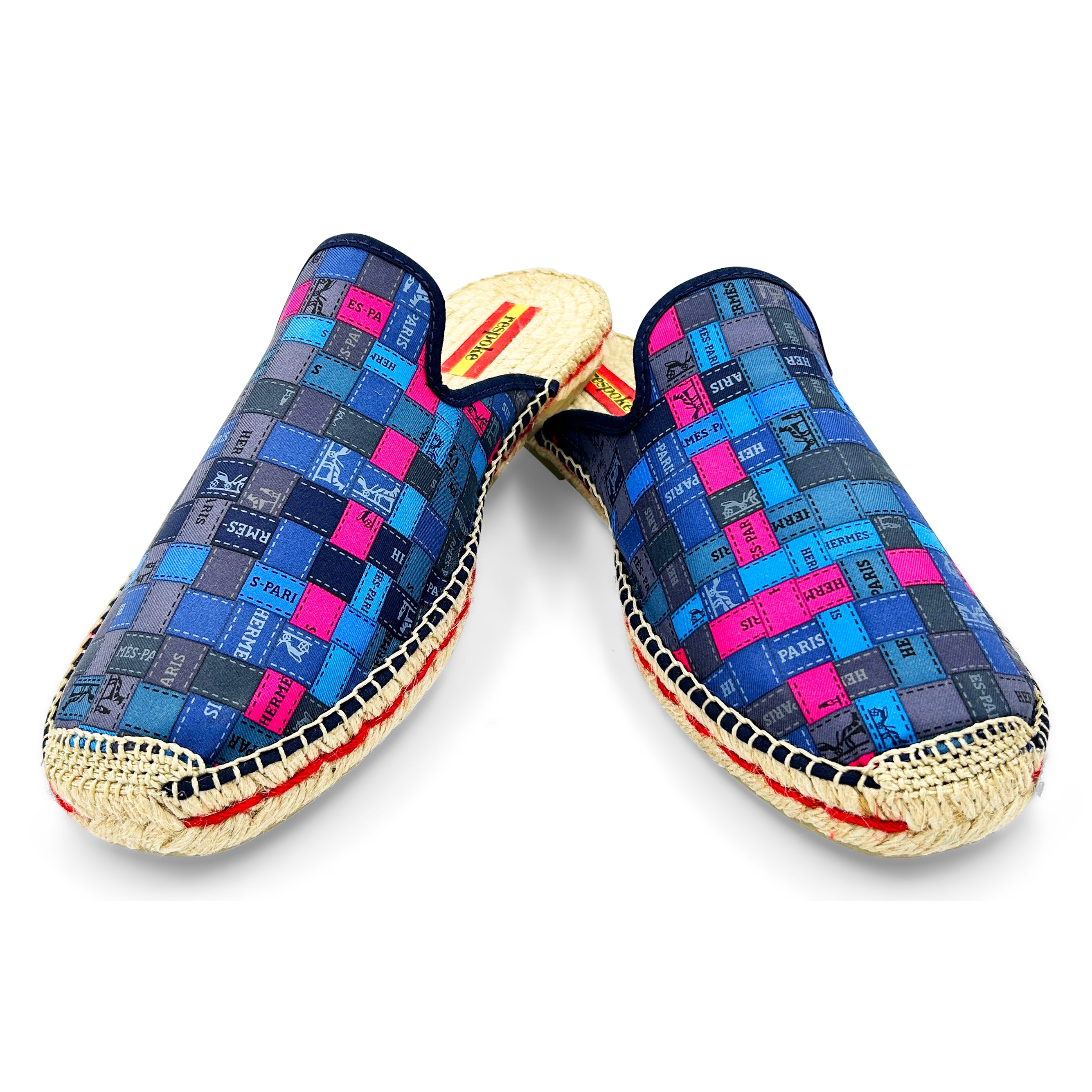 CARRE Navy Mule Espadrilles